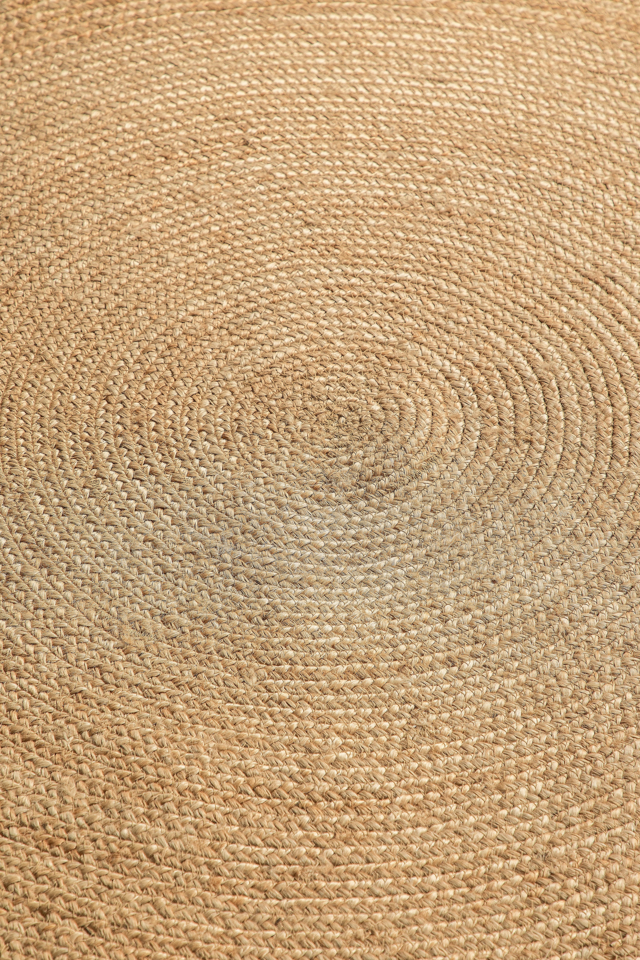 HANSE Home Teppich »Rangpur Juteteppich, auch in oval« rund 10 mm Höhe Handgewebt, 100% Jute , Natur, Wohnzimmer, Flur, Boho, Skandi