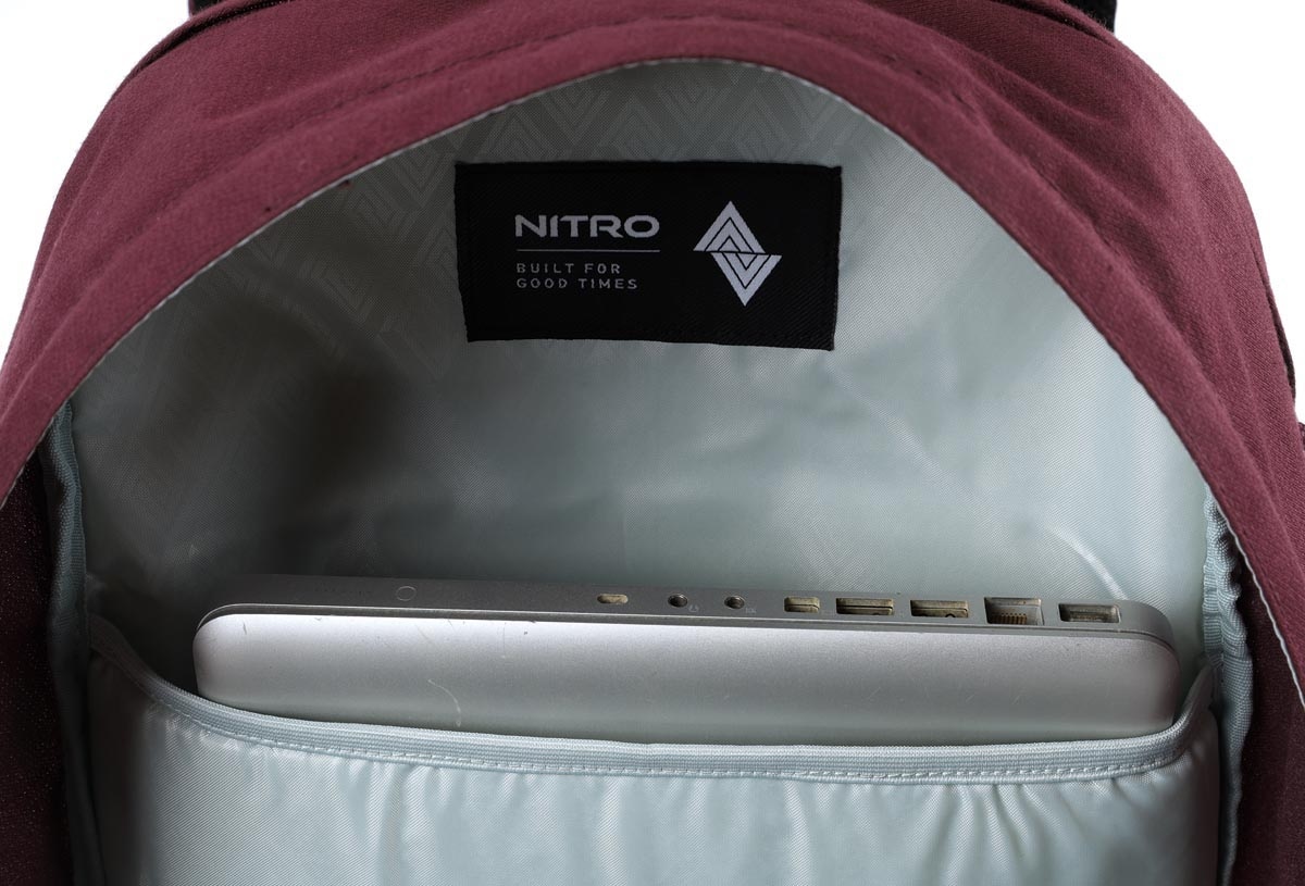 NITRO Sac à dos de loisirs »Urban plus« Daypack, Streetpack im Retro-Look, Alltagsrucksack, Schulrucksack