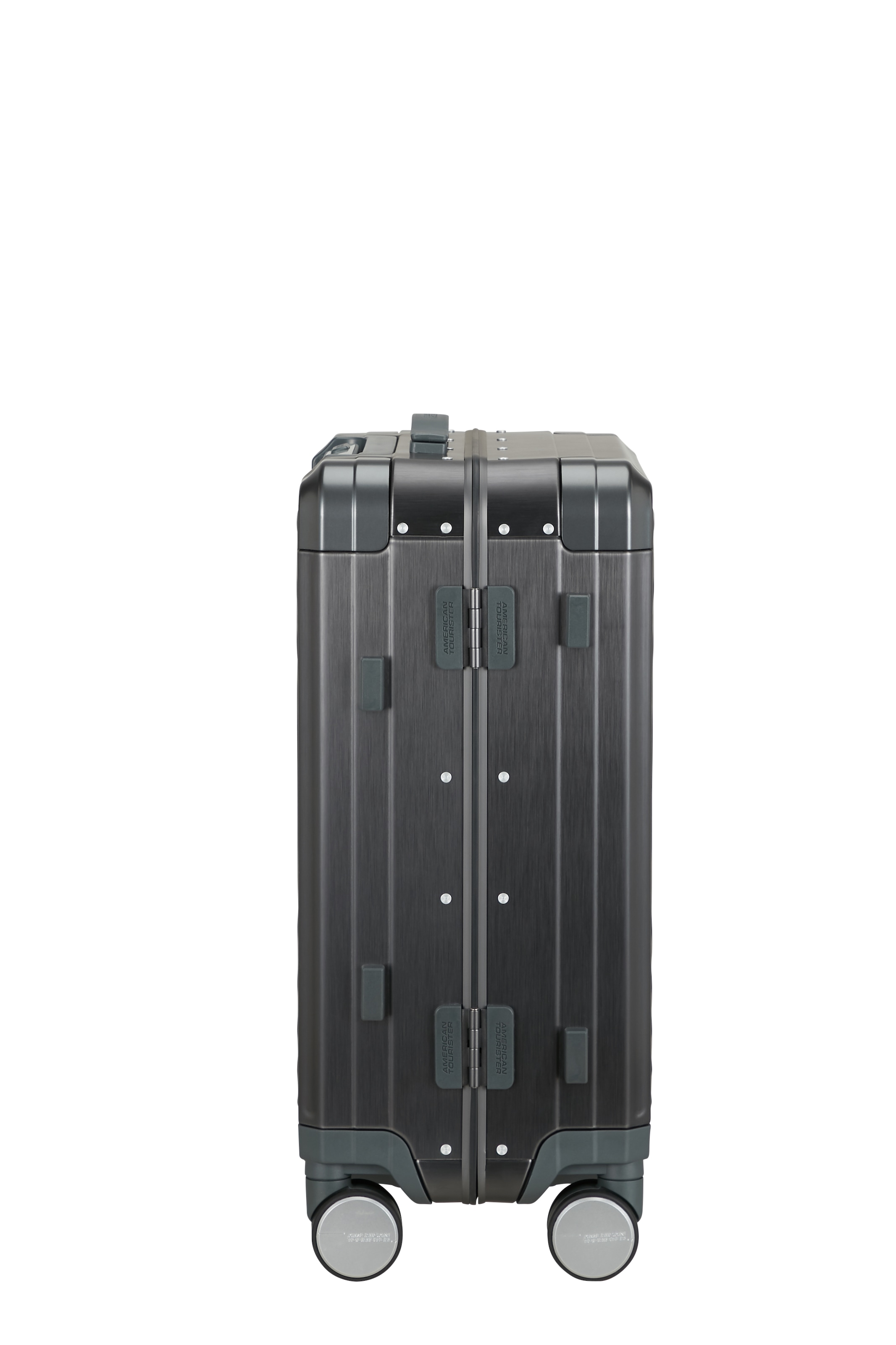American Tourister® Trolley à coque dure »SOUNDBOX ALU, verschiedene Grössen und Farben« 39 litre 4 Rollen Valise rigide avec deux serrures TSA, valise en aluminium