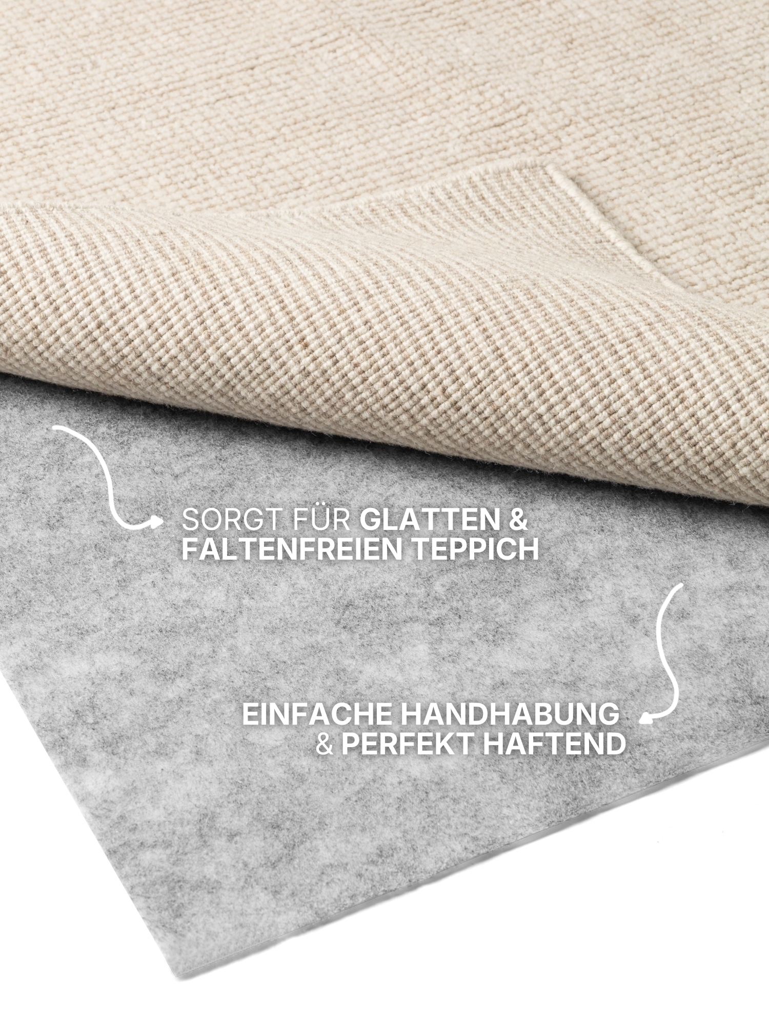 vikosa Teppichunterlage »Prove« Rutschfest, Anti-Slip-Matte, Teppichstop, Antirutsch, Zuschneidbar