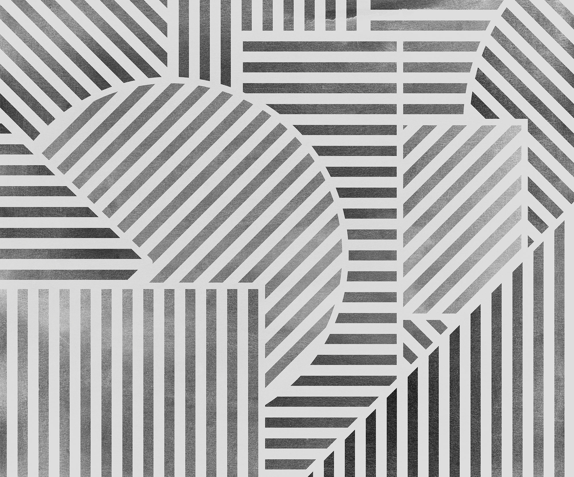 Komar Fototapete »Komar Vlies Fototapete - Jeux de Lignes - Grösse 300 x 250 cm« bedruckt glatt