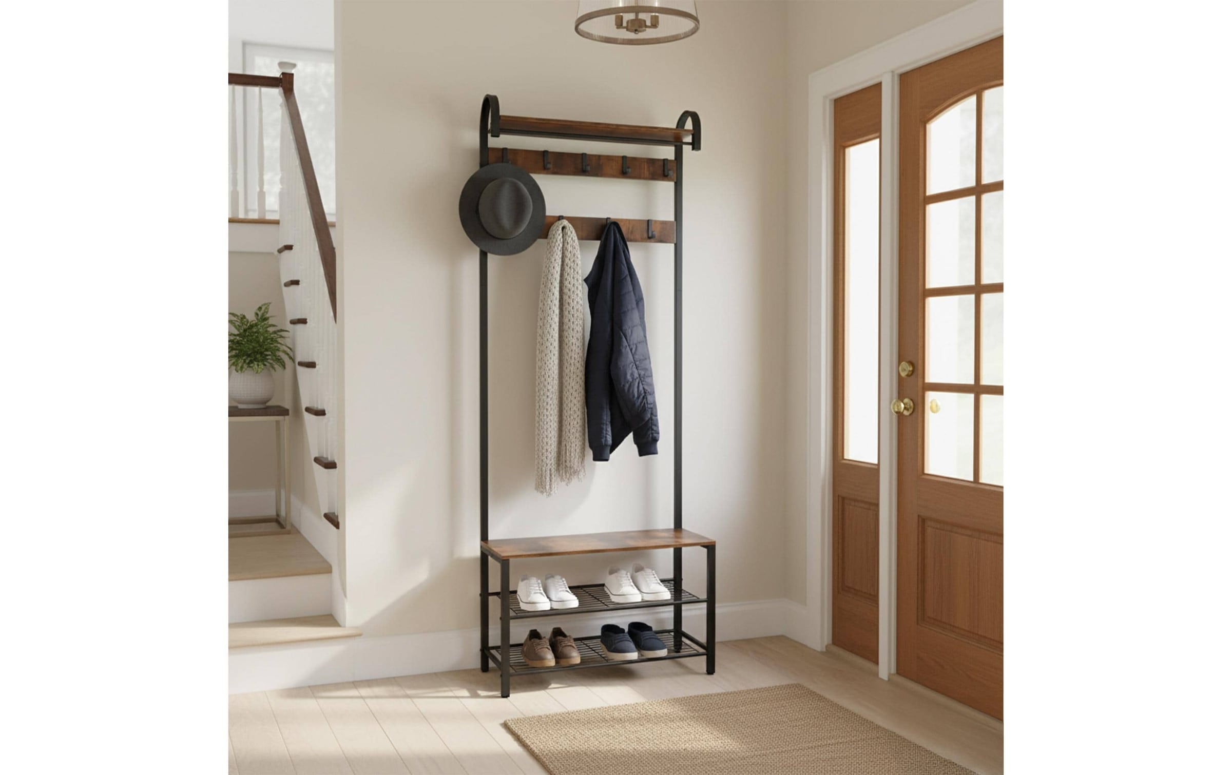 relaxdays Porte-manteau