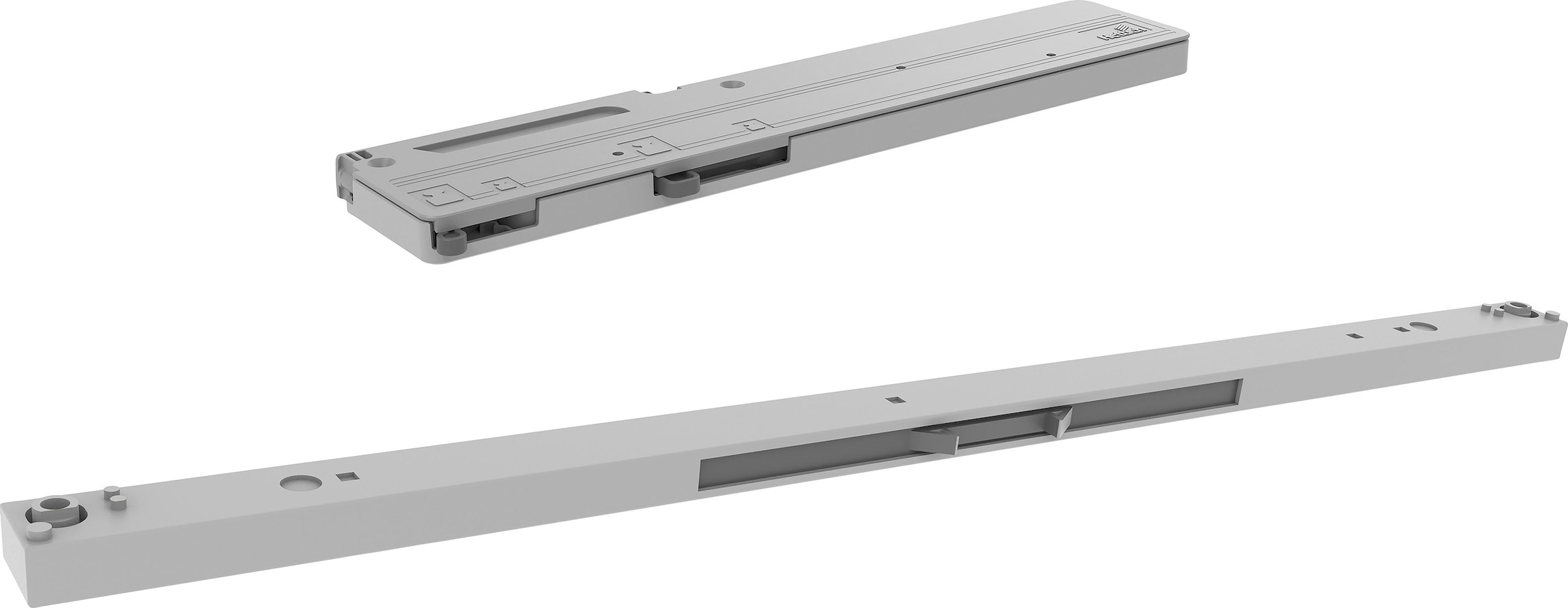 WIEMANN Amortisseur de porte Set, 1 cuis tlg. für 4-türige Schwebetürenschränke inkl. Selbsteinzug