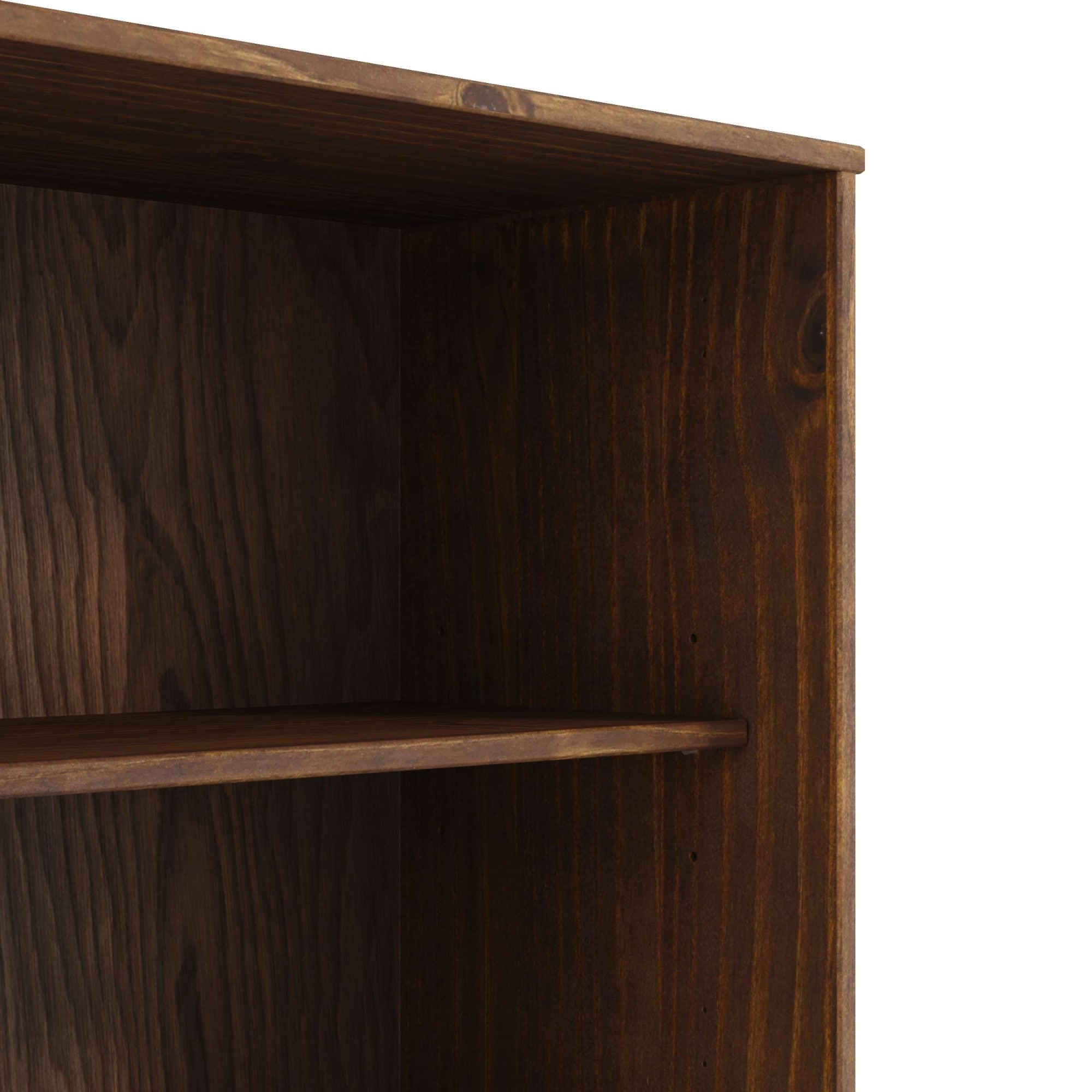 GOODproduct Bücherregal »Malmedy Front mit gefrästen Rillen« Bücherschrank aus massivem Kiefernholz, Push-to-open, FSC, B: 80 cm