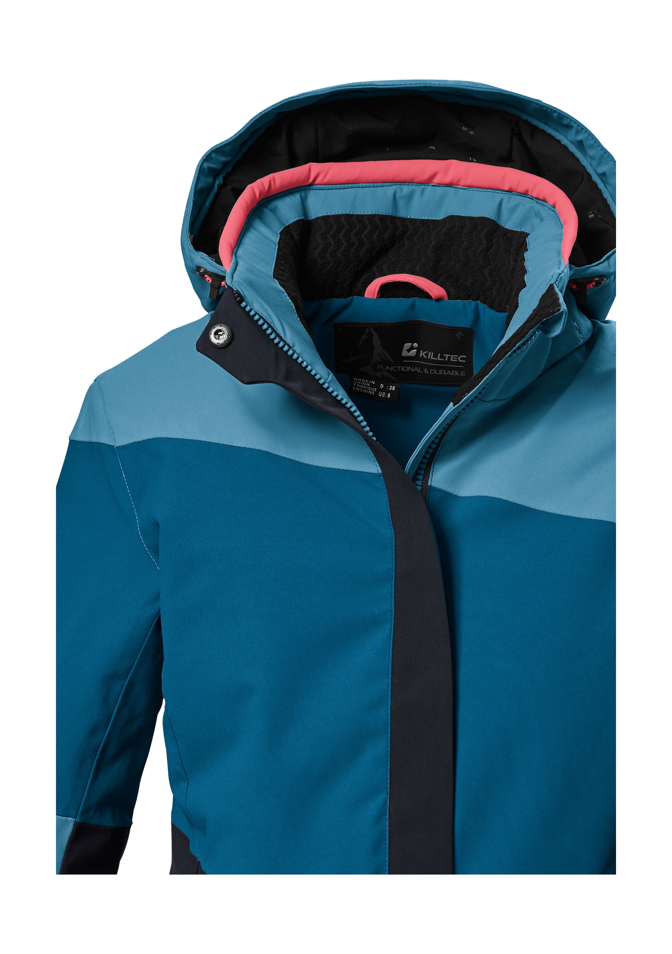 Killtec Veste de ski »KSW 67 WMN SKI JCKT« Damen Skijacke: wasserdicht, atmungsaktiv, abnehmbare Kapuze