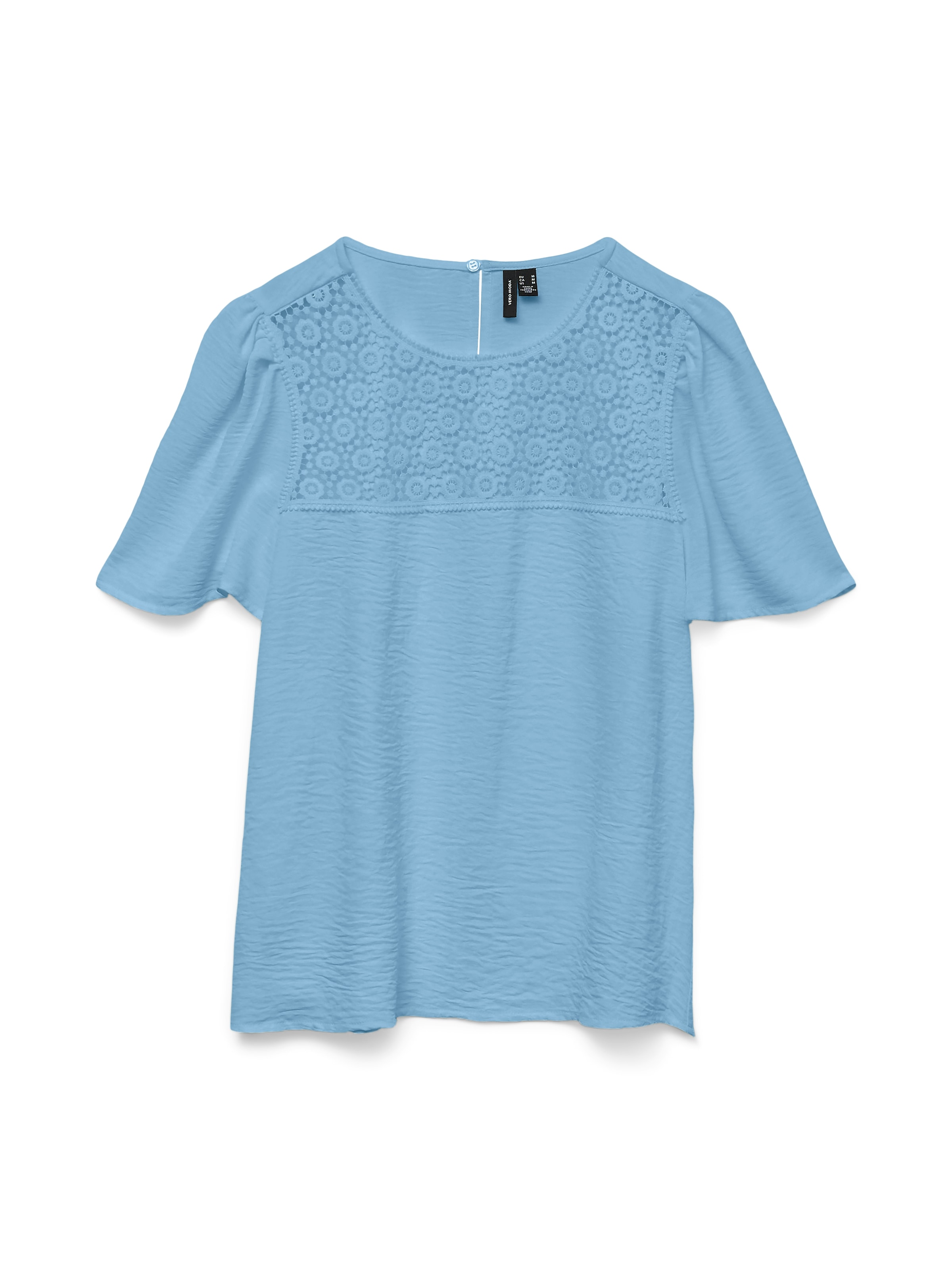 Vero Moda Blusentop »VMALVA CROCHET SS TOP WVN GA«