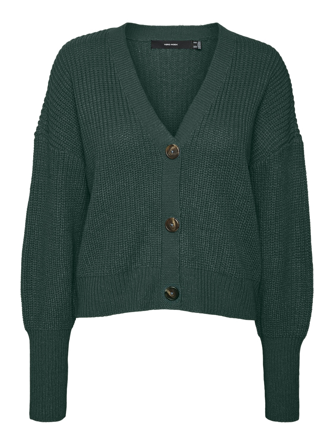 Vero Moda Veste en tricot »VMLEA LS V-NECK CUFF CARDIGAN NOOS« fibre synthétique, coupe régulière