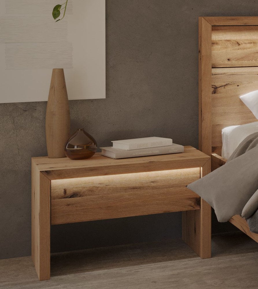 Home affaire Nachtkonsole »Ambroise« inkl. LED-Beleuchtung