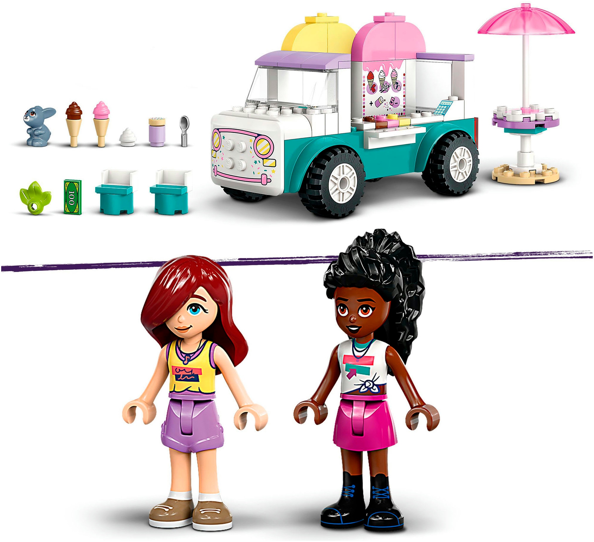 LEGO® Pions de construction »Heartlake City Eiswagen (42644), LEGO Friends« Made in Europe