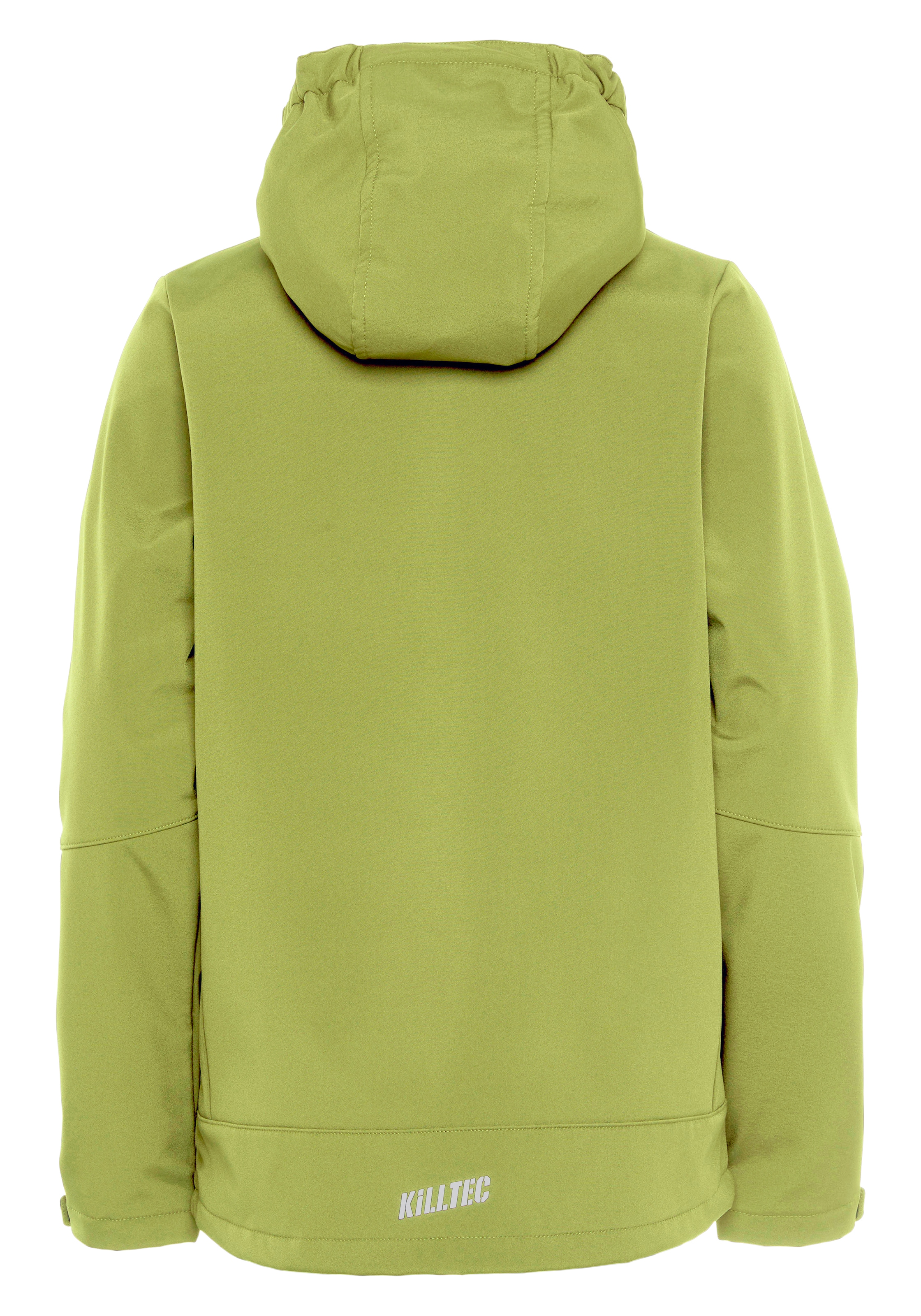 Killtec Veste softshell »BYS SFTSHLL JCKT OT« avec capuche pour enfants, avec capuche, encolure haute fermée, déperlant