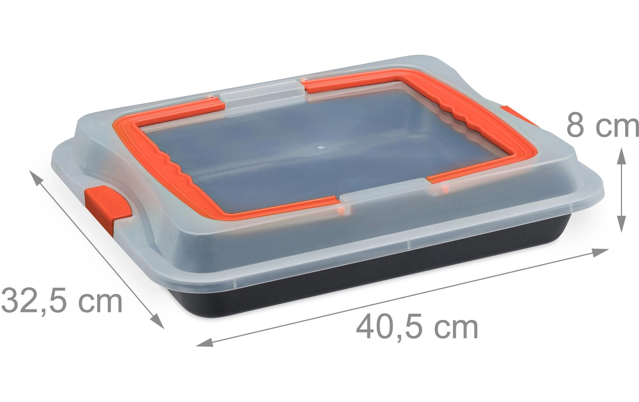 relaxdays Plaque de cuisson »mit Deckel Carbon-Stahl« acier | plastique