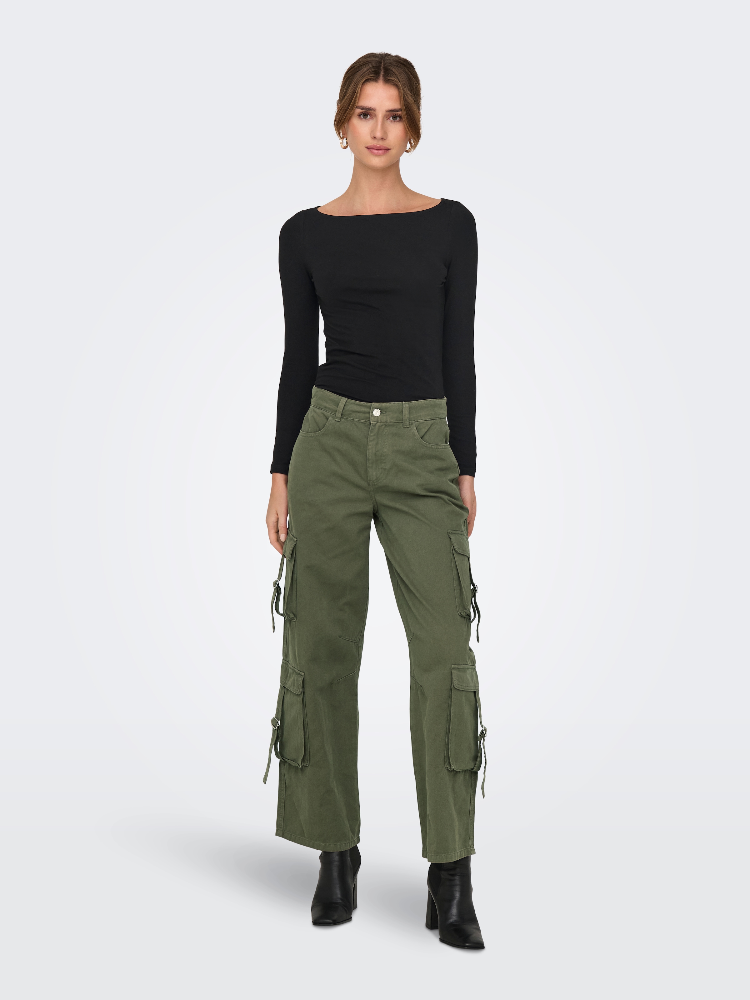 ONLY T-shirt à manches longues »ONLLIVE LOVE LIFE LS BOATNECK JRS NOOS«