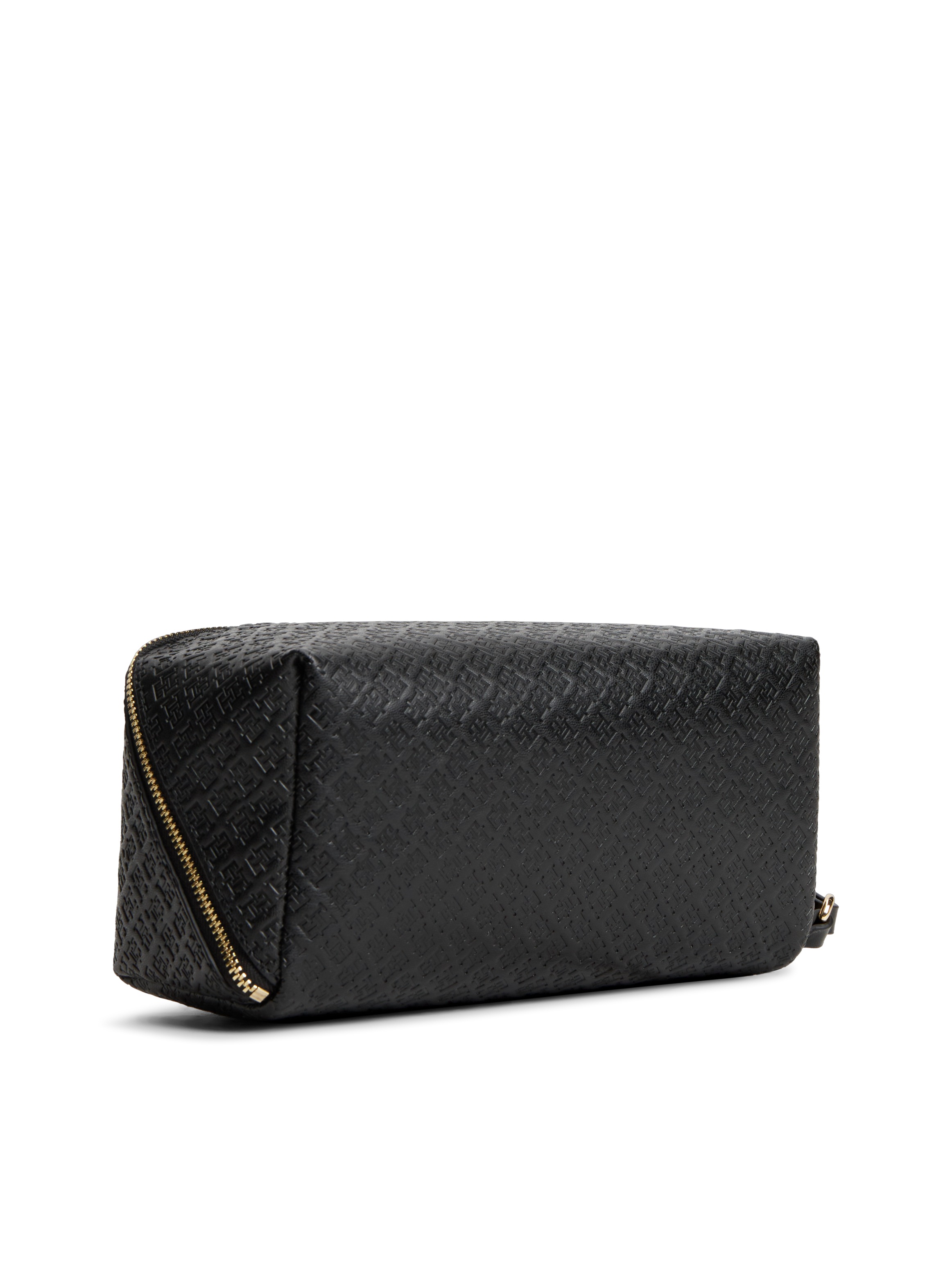 Tommy Hilfiger Nécessaire de toilette »TH ICON DOUBLE WASHBAG MONO« Trousse de toilette unisexe, trousse cosmétique avec embossage de logo sur toute la surface
