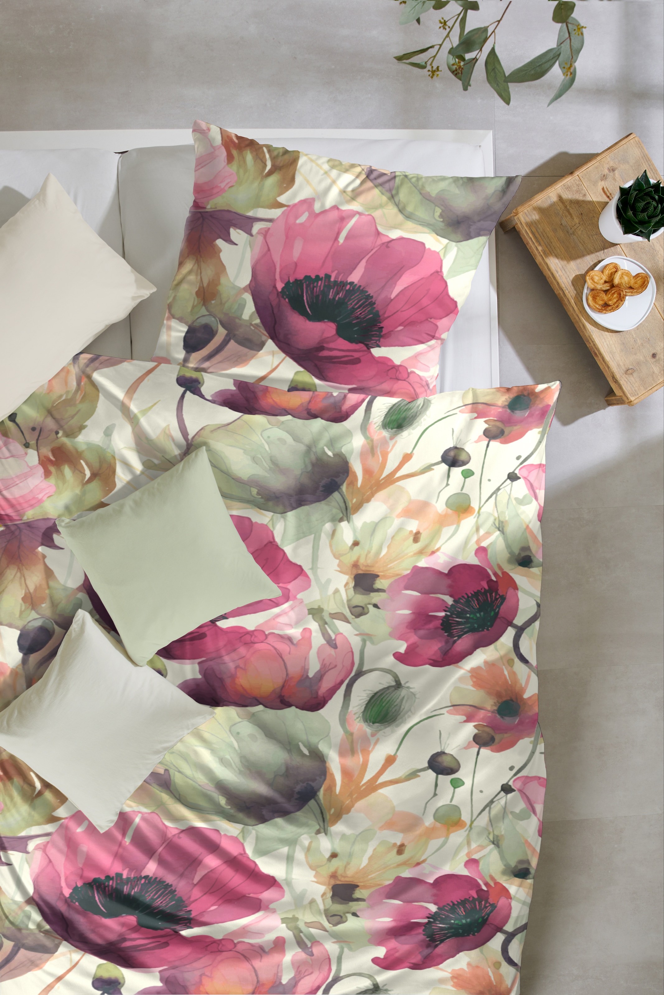 Primera Linge de lit »Feinbiber-Bettwäsche« 2 cuis doux comme du velours et naturellement en pur coton