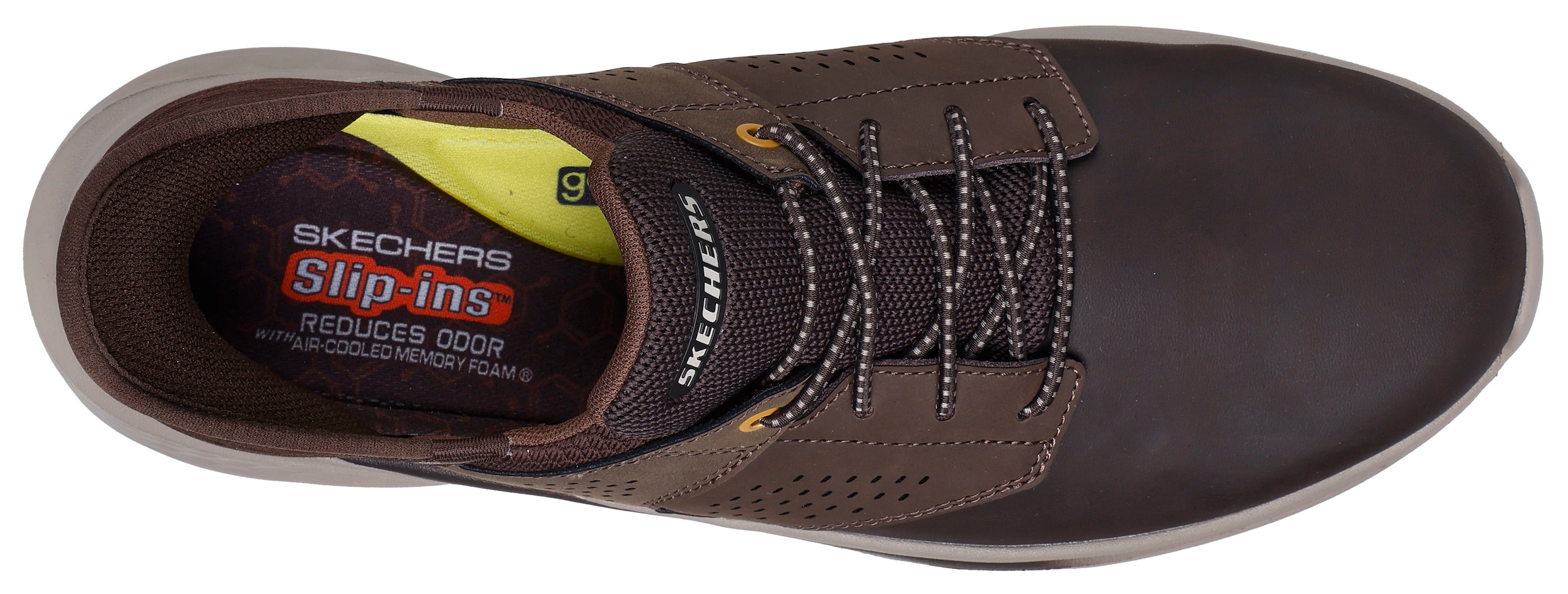 Skechers Slip-On Sneaker »SLADE«  Komfortschuh mit komfortablem Heel Pillow™ Fersenkissen