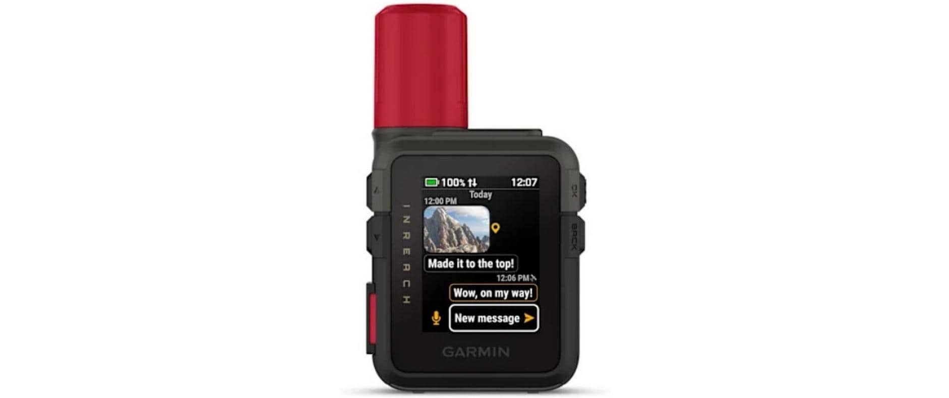 Garmin Appareil de navigation mobile »InReach Mini 2« ( ) mit SOS-Notruf, Sprachnachrichten und Farb-Touchscreen