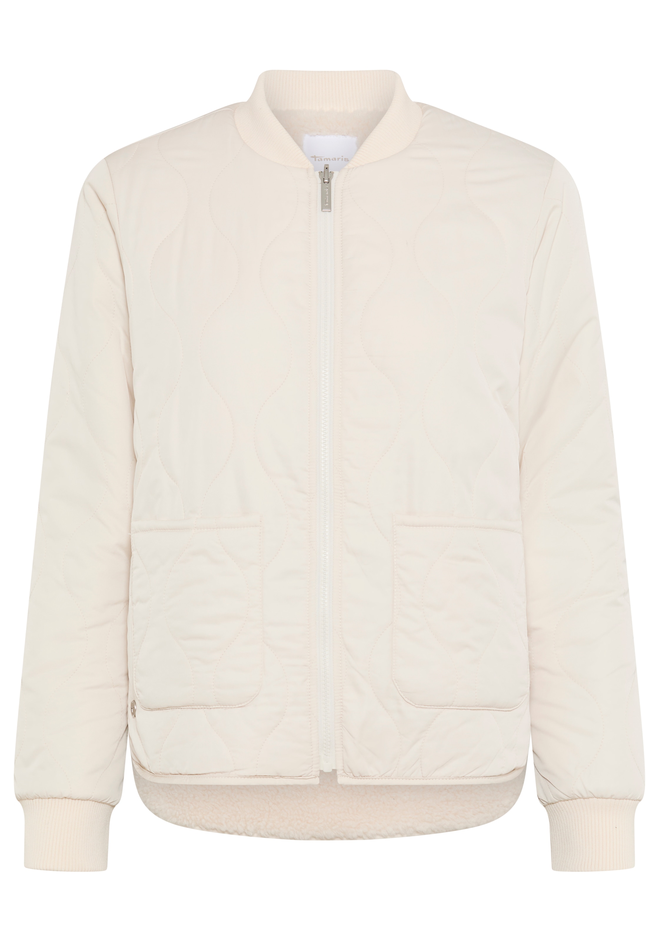 Tamaris Veste réversible Veste 2 en 1 avec teddy fleece et veste matelassée, veste de mi-saison