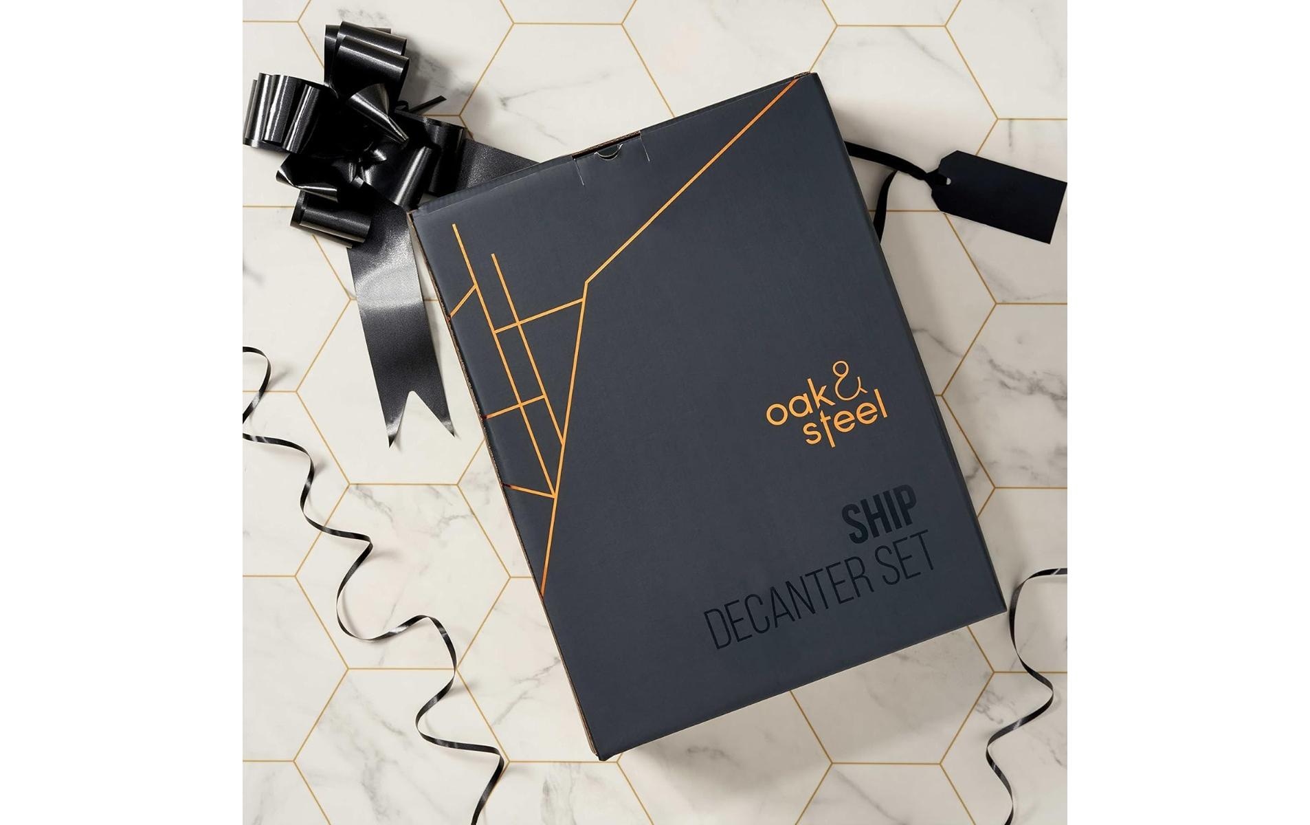   Dekanter »Oak & Steel Dekanter Schiff 1 l«
