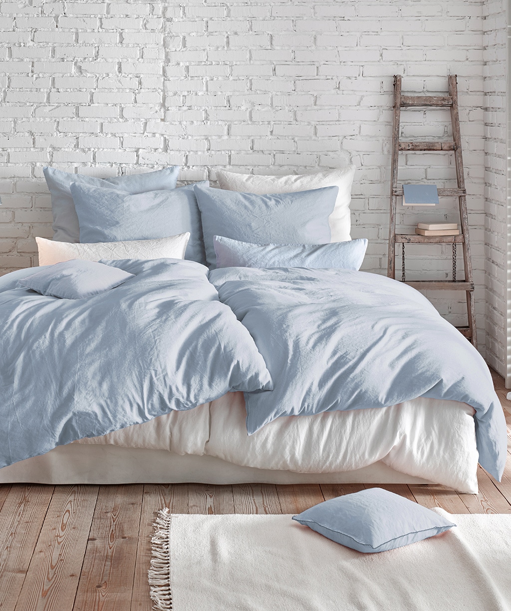 fleuresse Linge de lit »Provence in Gr. 135x200, 155x220 oder 200x200 cm« 2 cuis Toile mixte, 50% coton, 50% lin, tailles 135x200, 155x220, 200x200cm