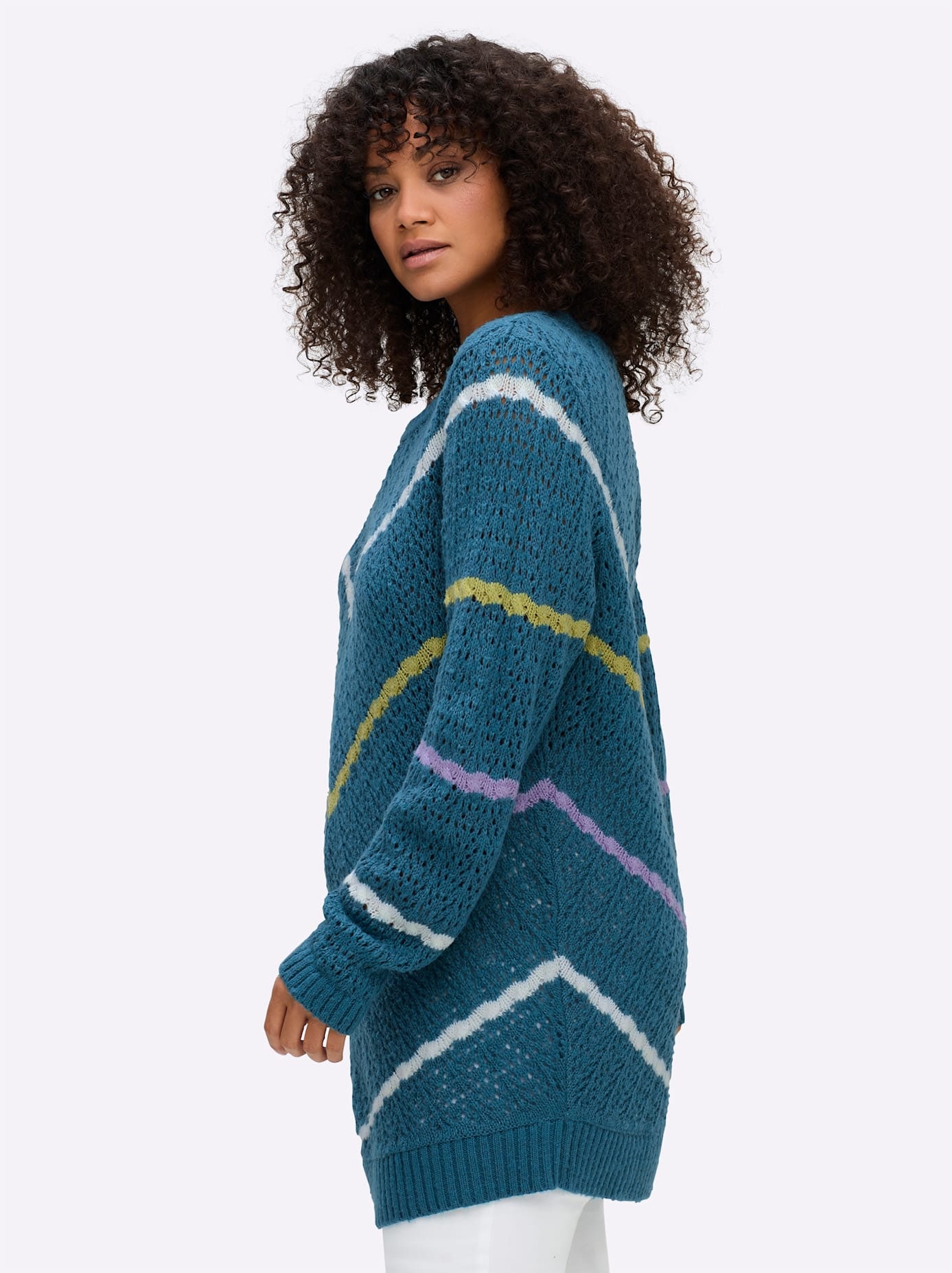 Sheego Rundhalspullover »Pullover«