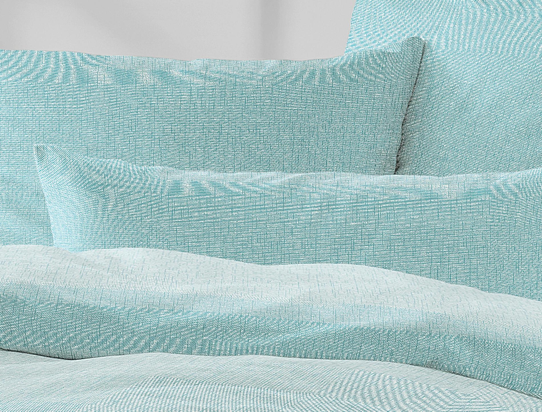 Irisette Linge de lit »Carla in Gr. 135x200, 155x220 oder 200x200 cm« 2 cuis tlg. Bettwäsche aus Baumwolle, Bettwäsche mit Reissverschluss