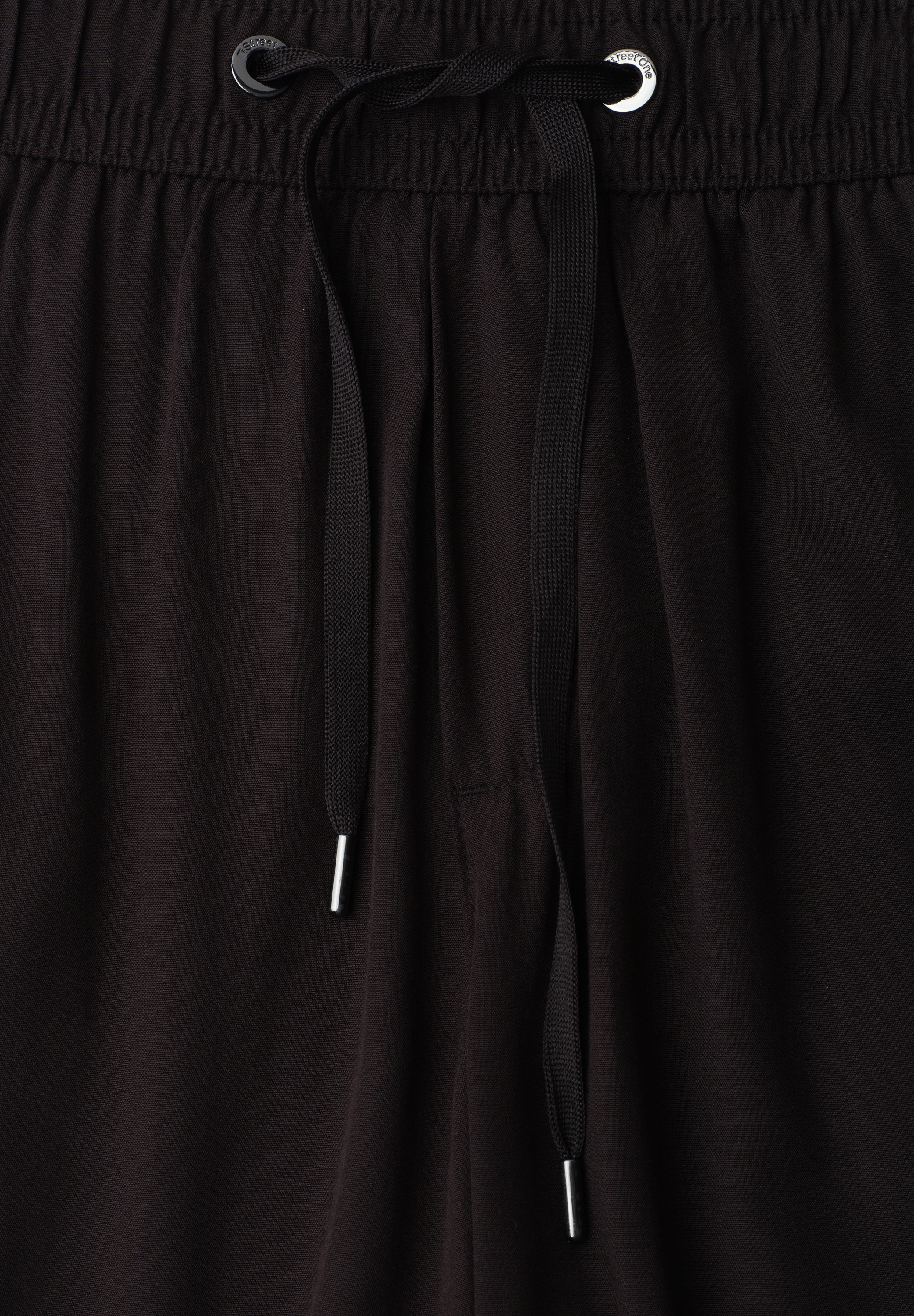 STREET ONE Pantalon en tissu »Style Emee«  Pantalon d'été 3/4 avec taille élastique et cordon de serrage