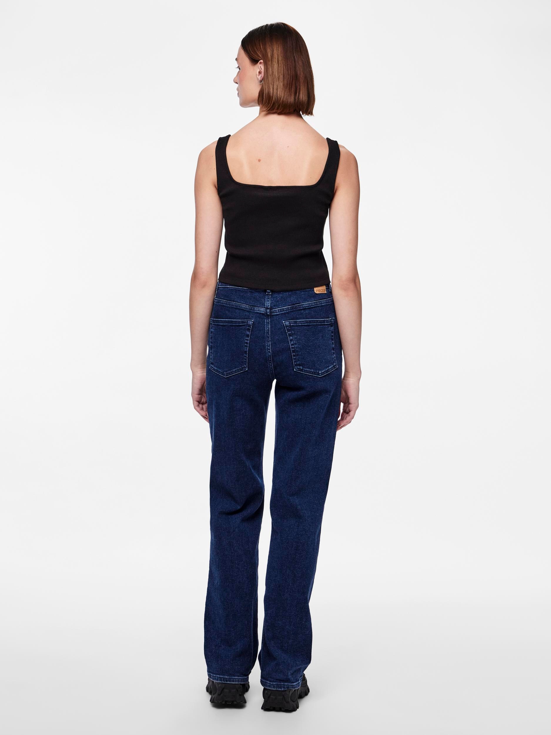 pieces Débardeur à côtes »PCNUKISA CROPPED TANK TOP NOOS«