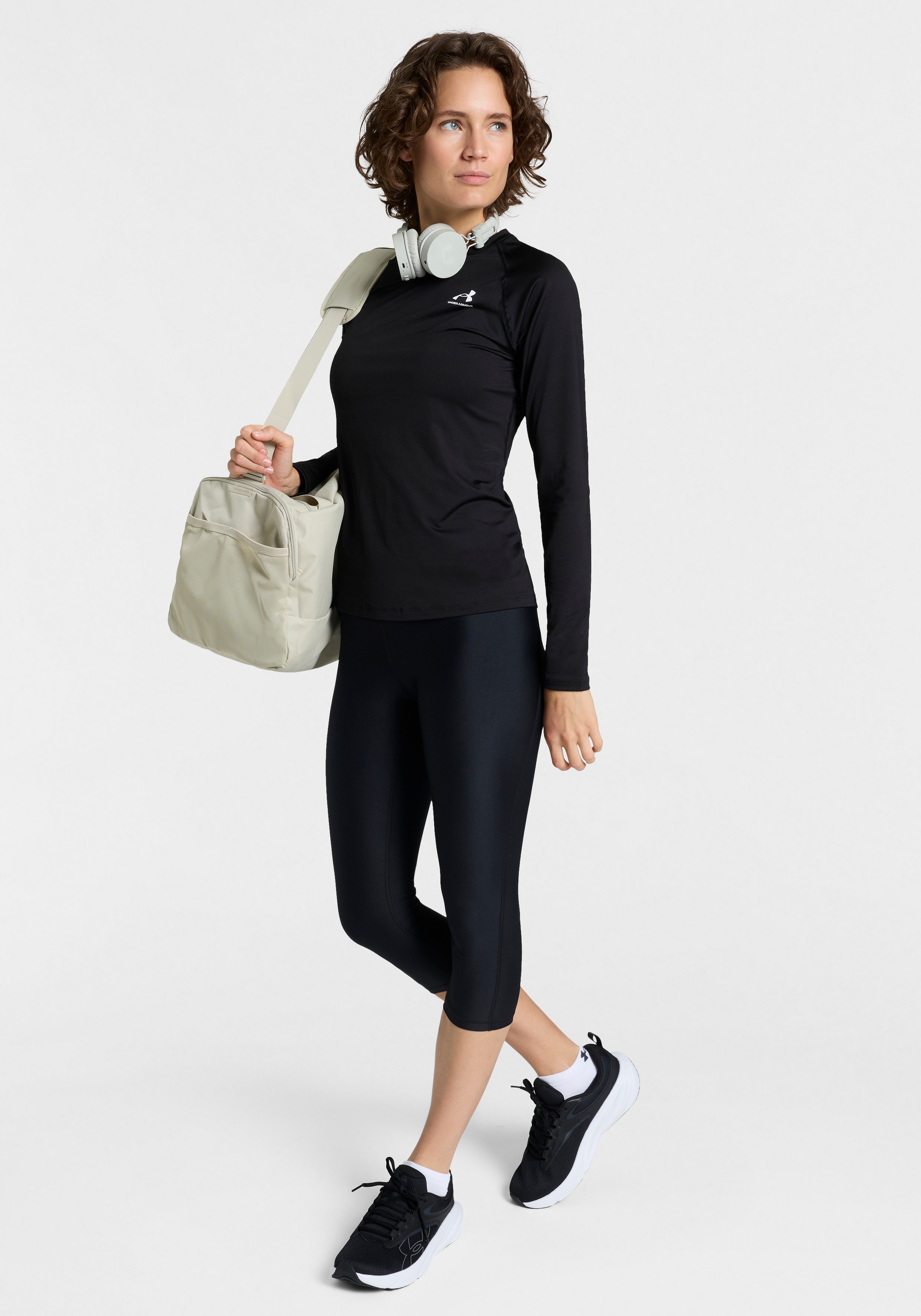 Under Armour® Leggings 3/4 »TECH«  avec poche pour téléphone, en polyester et élasthanne