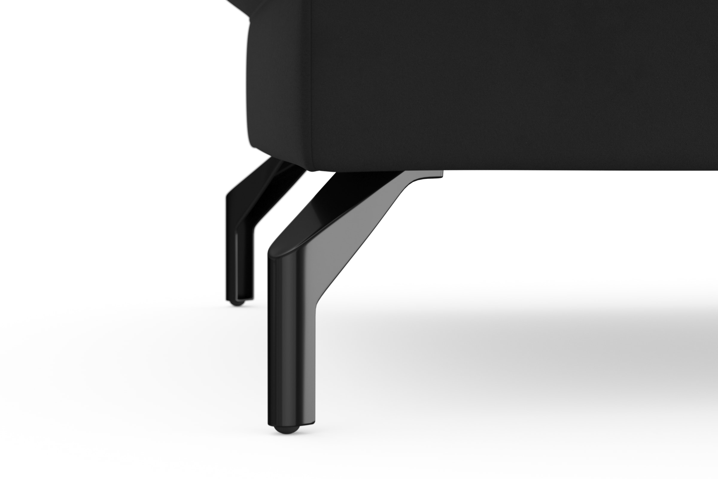 sit&more Tabouret »Fashion« avec ressorts ensachés, pieds métalliques noirs de haute qualité