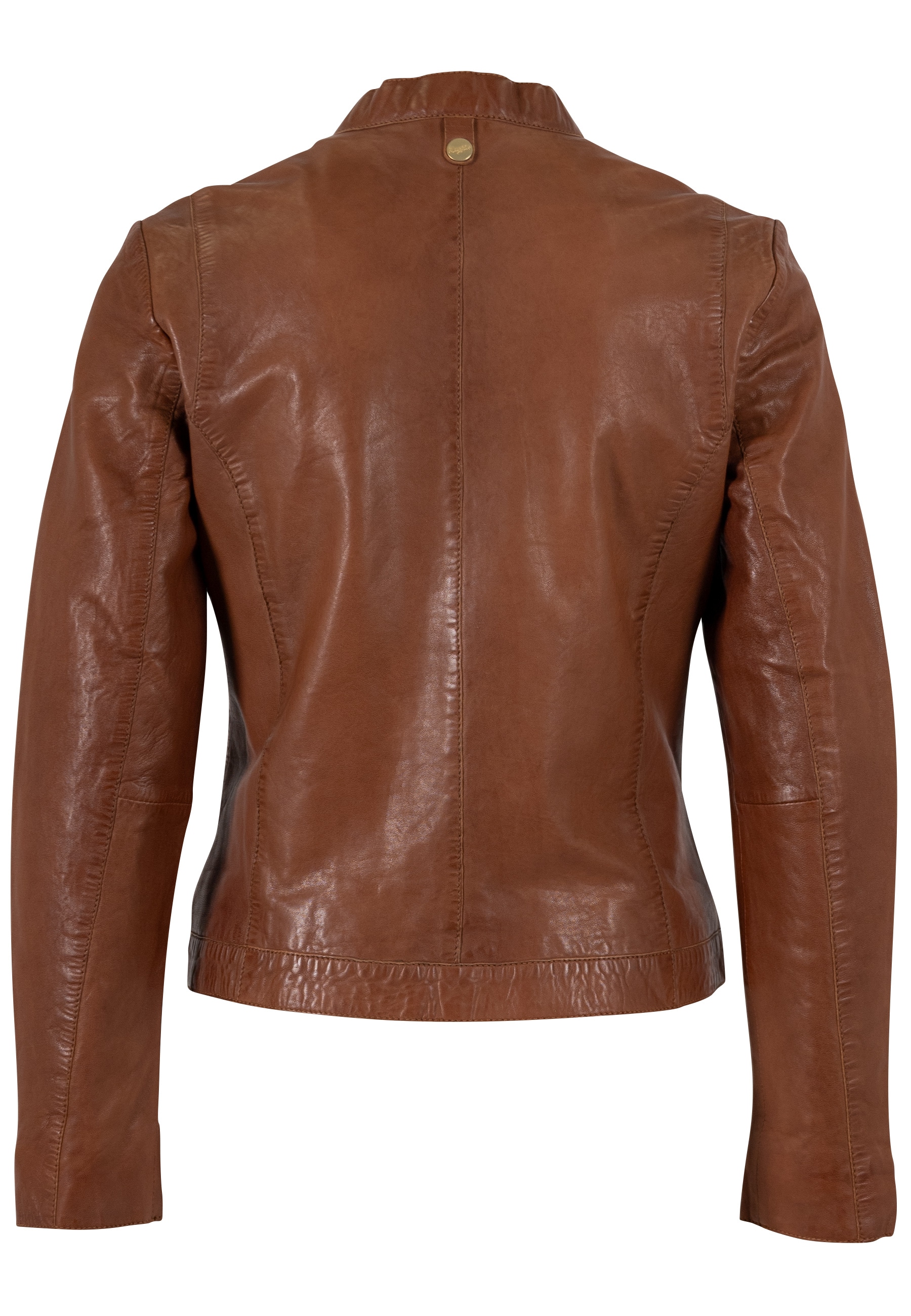 Mauritius Veste en cuir »MWKawira« mit Stehkragen