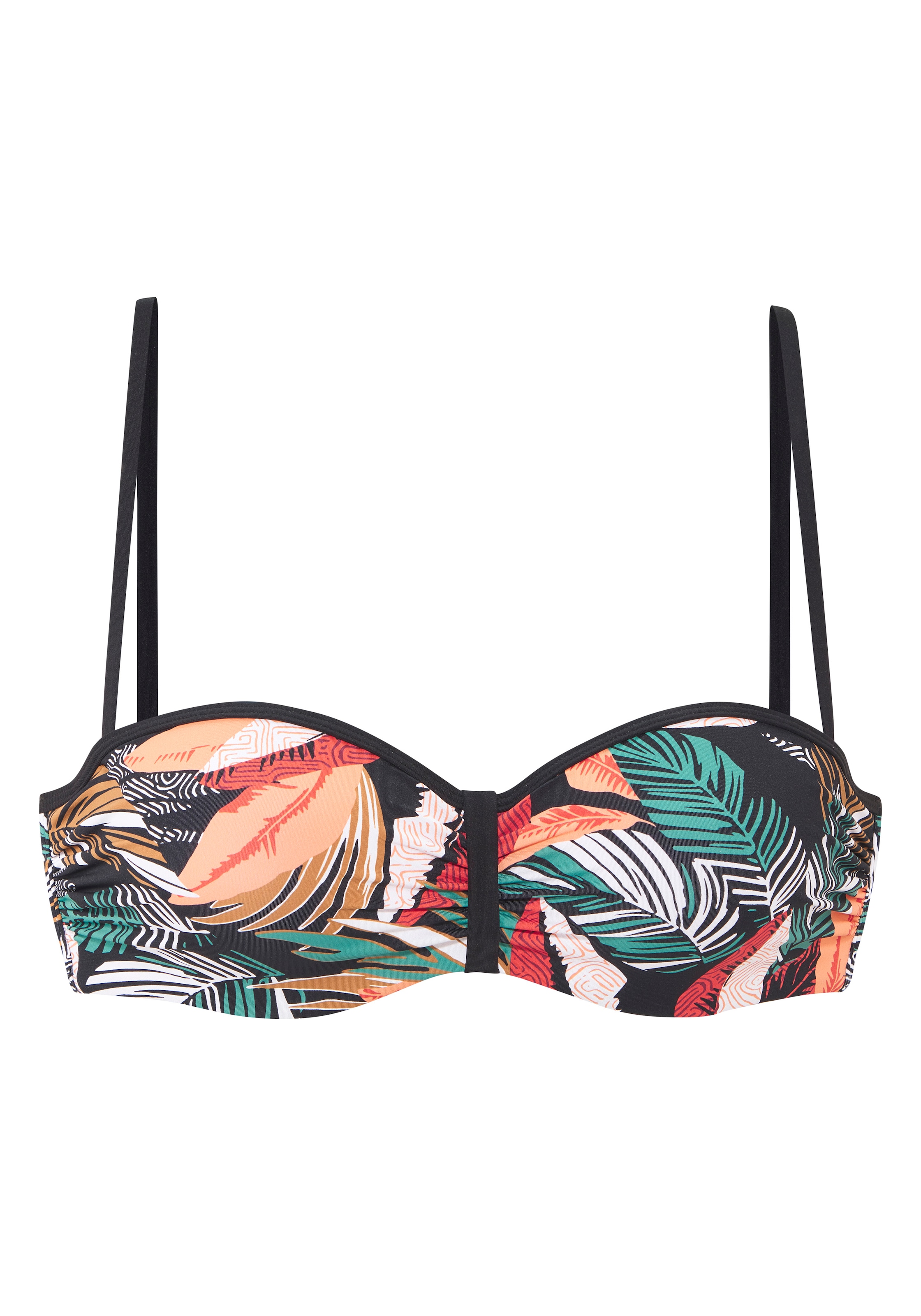 Sunseeker Top bikini bandeau à armatures »Marla« avec détails contrastés