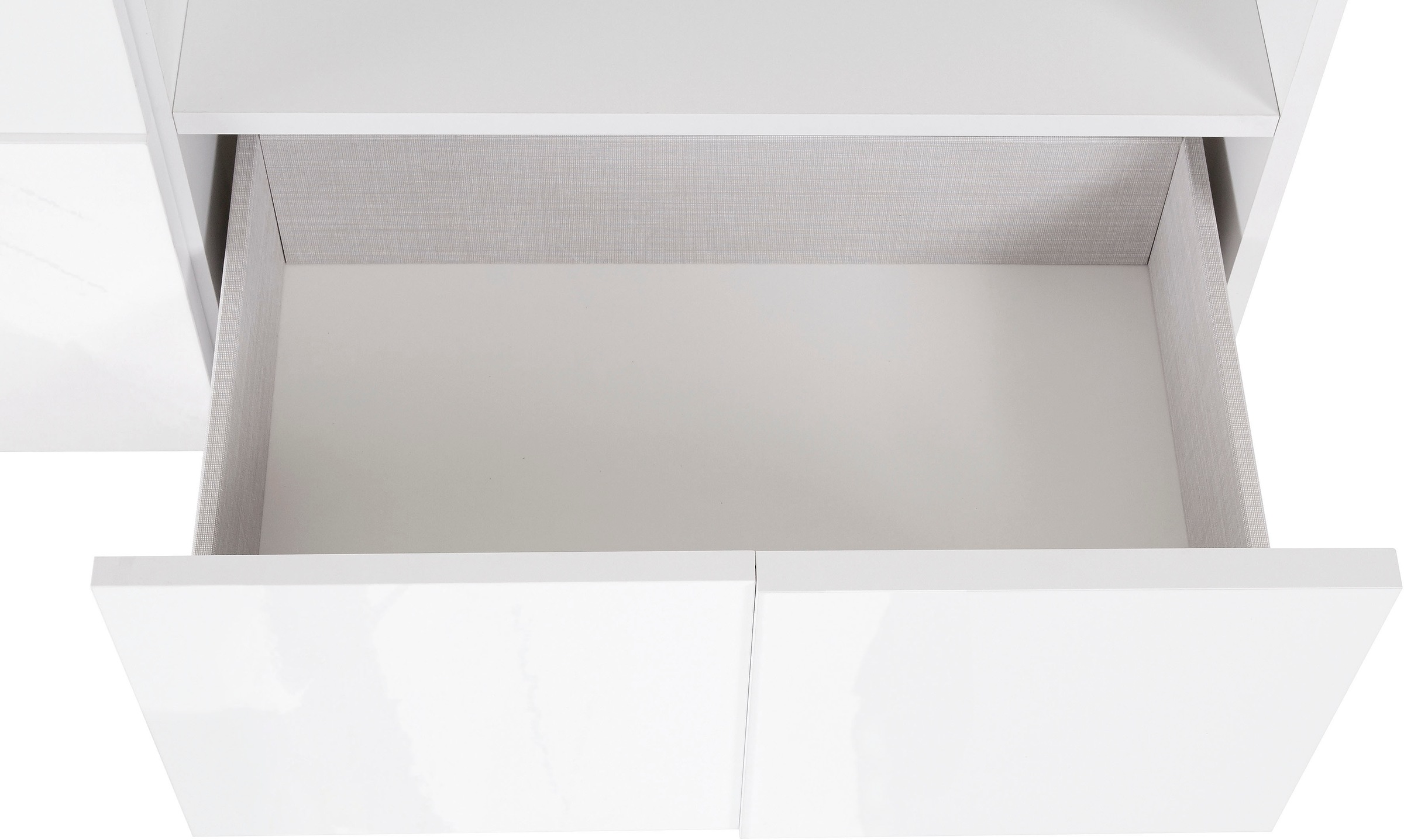 INOSIGN Lowboard »Dama Breite 121 cm, TV-Board 1 Tür, 1 Schubkasten, TV-Schrank« Front in 3D-Optik, grifflos, verschiedene Farben