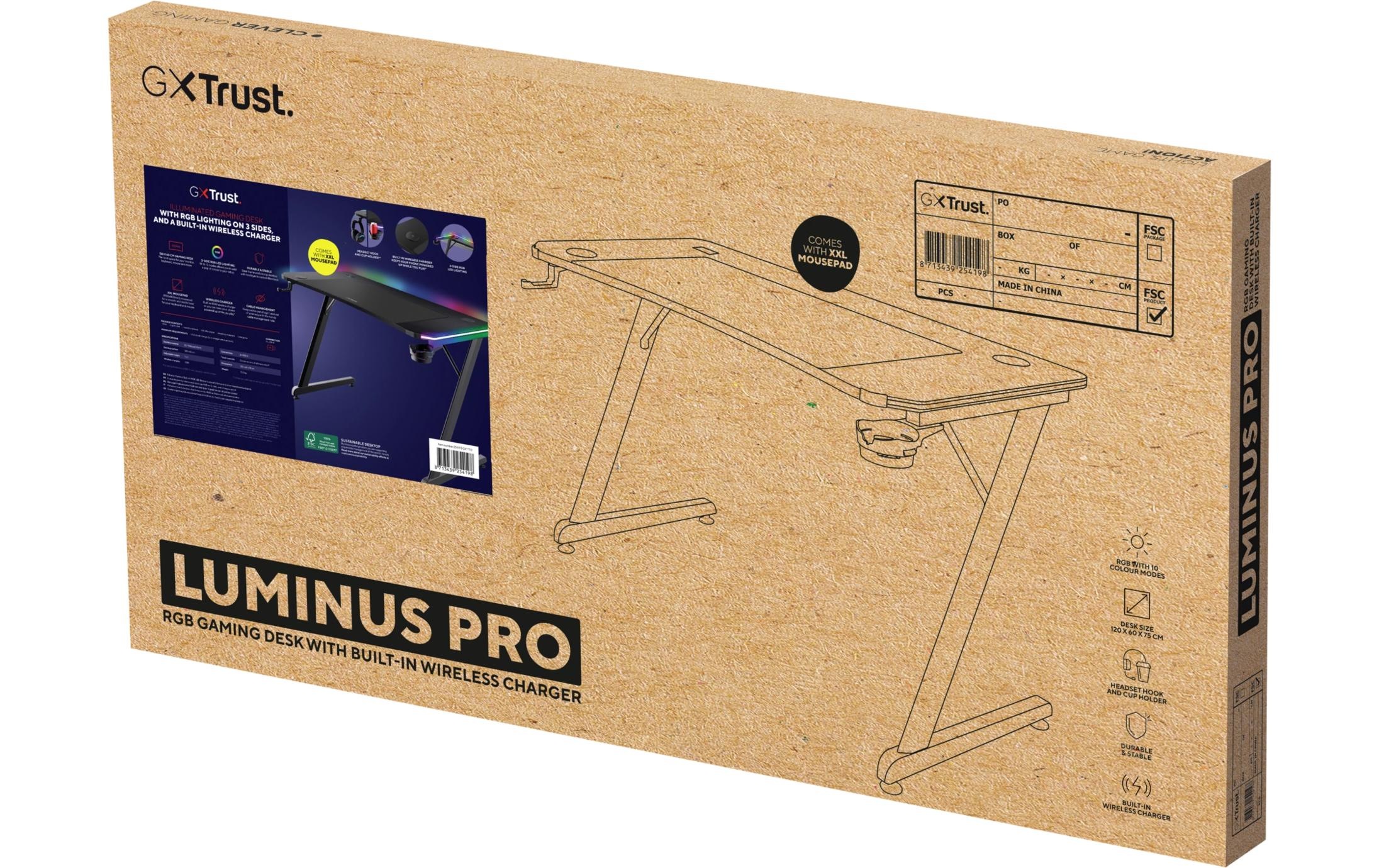 Trust Gamingtisch »GXT 710 Luminus Pro«