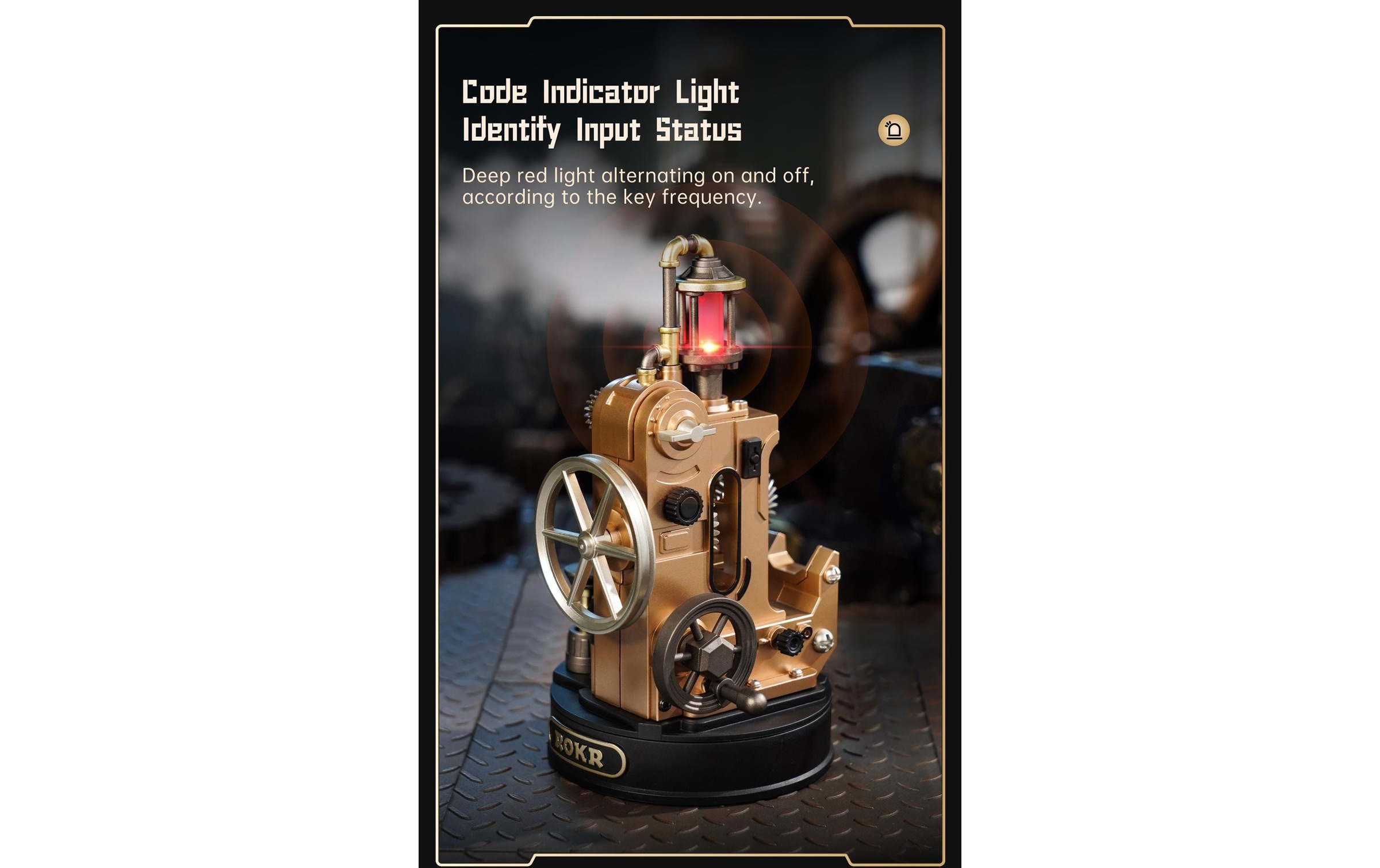   Modellbausatz »Rolife Morse Telegraph Mechanischer Morse-Telegraf« 60 Stk. tlg.
