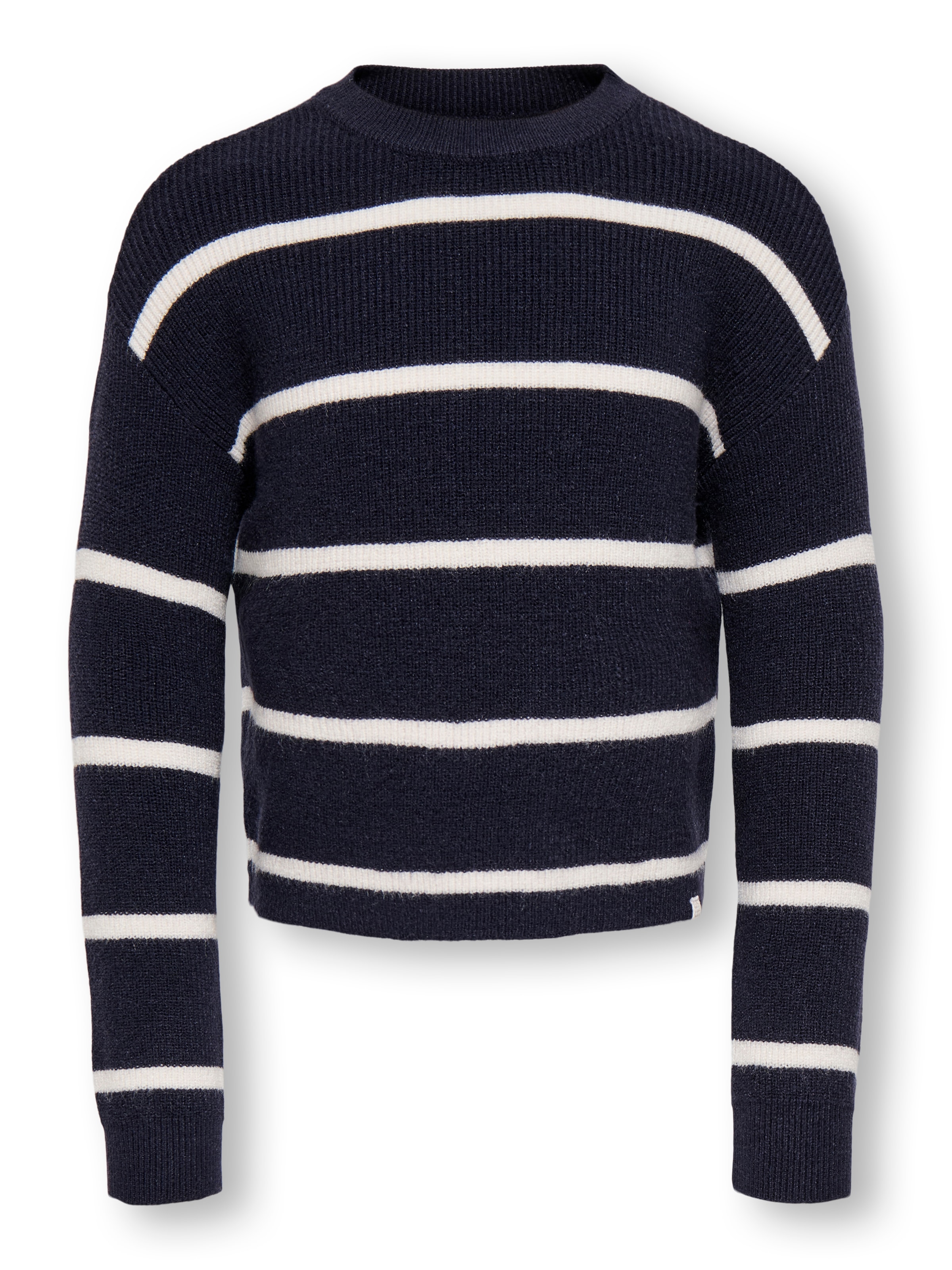 KIDS ONLY Strickpullover »KMGFRANCA LIFE SHORT LS STRIPE KNT NOOS«