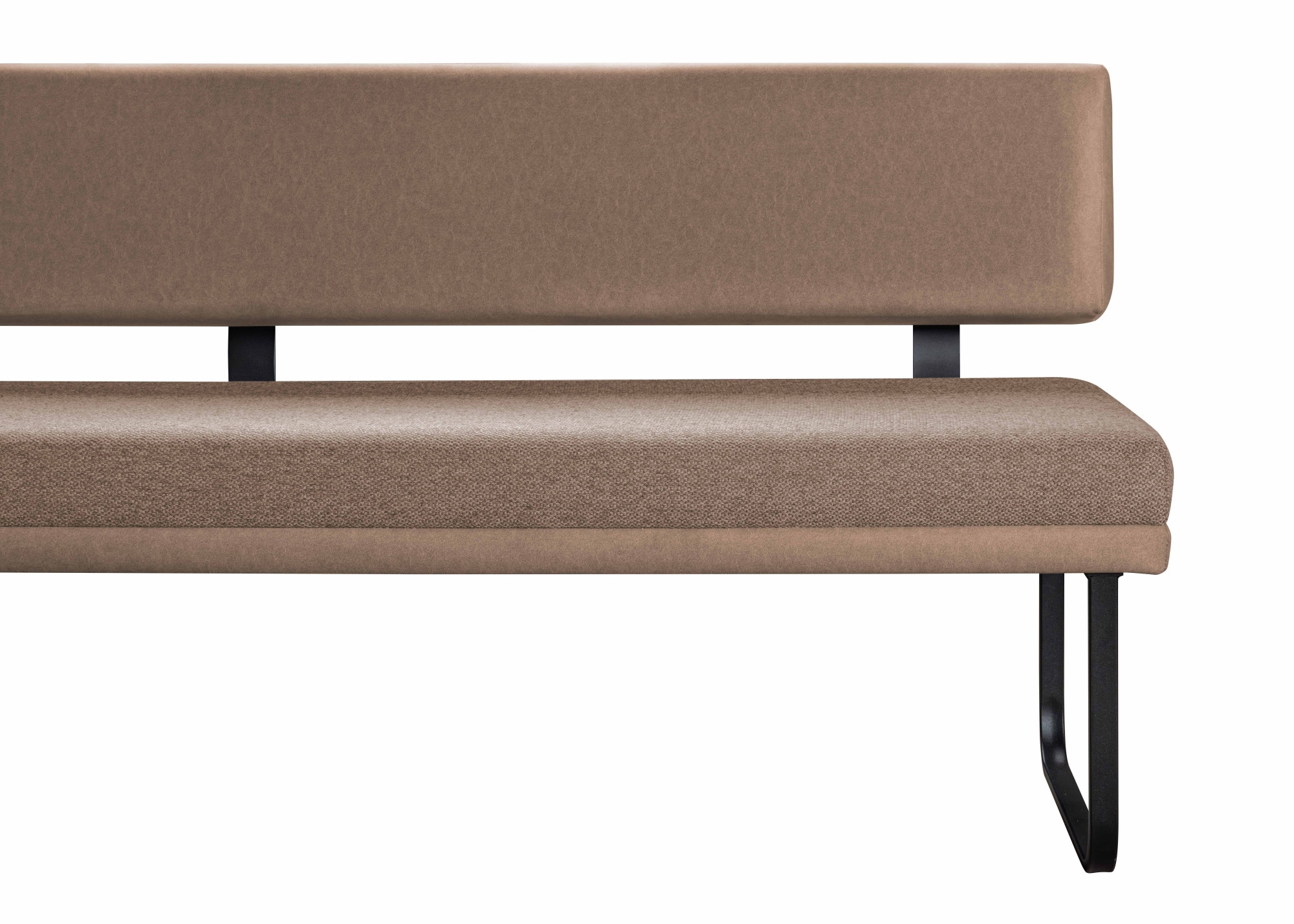GOODproduct Eckbankgruppe »Gabi Essecke, Sitzgruppe, Eckbankgruppe, Küchenbankgruppe« Set, 4tlg, 4 tlg. tlg. Gestell aus matt-schwarzem Flachmetall, stabil, 2-Stoff-Design