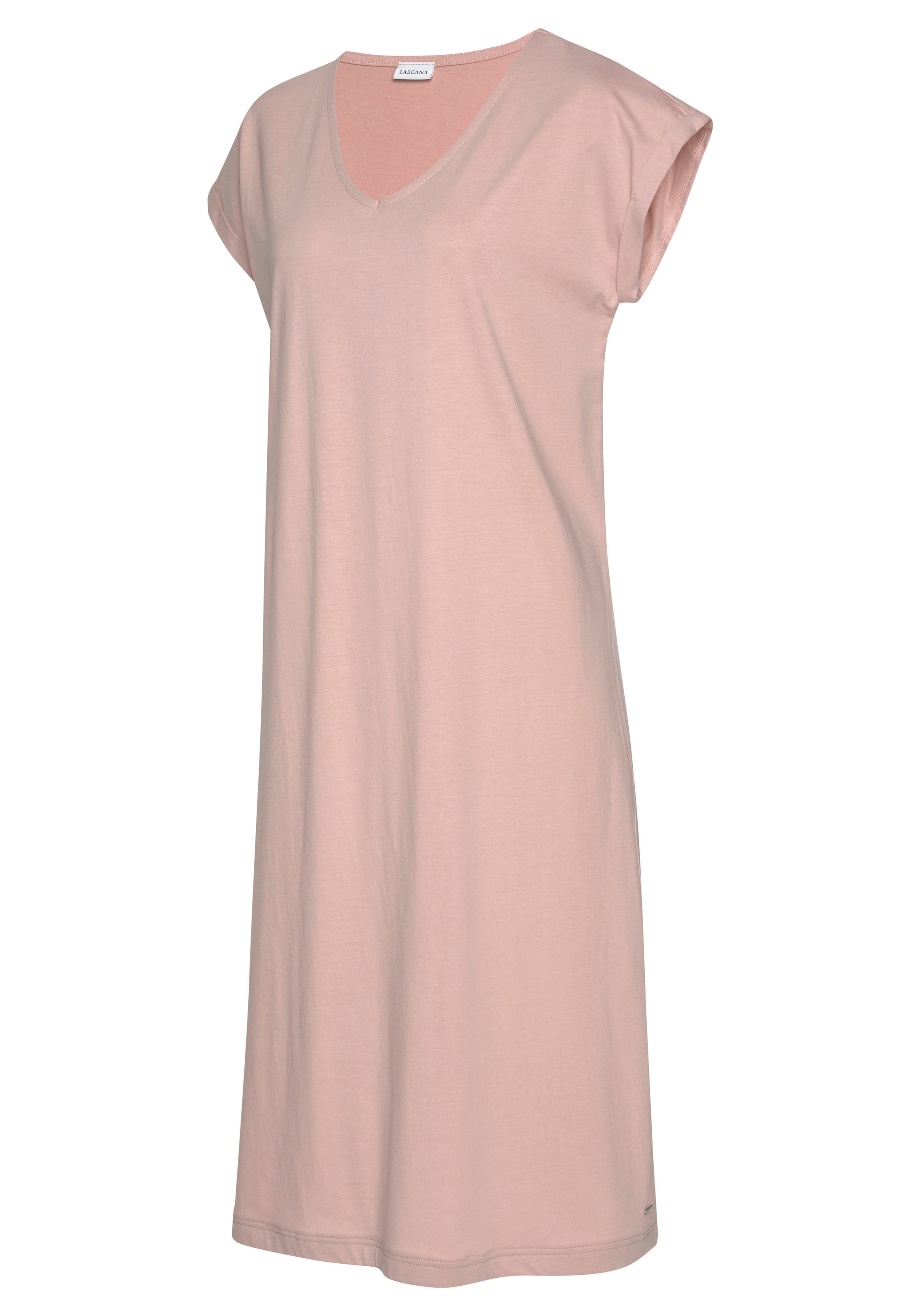 LASCANA Chemise de nuit 1-teilig,  mit Seitenschlitzen