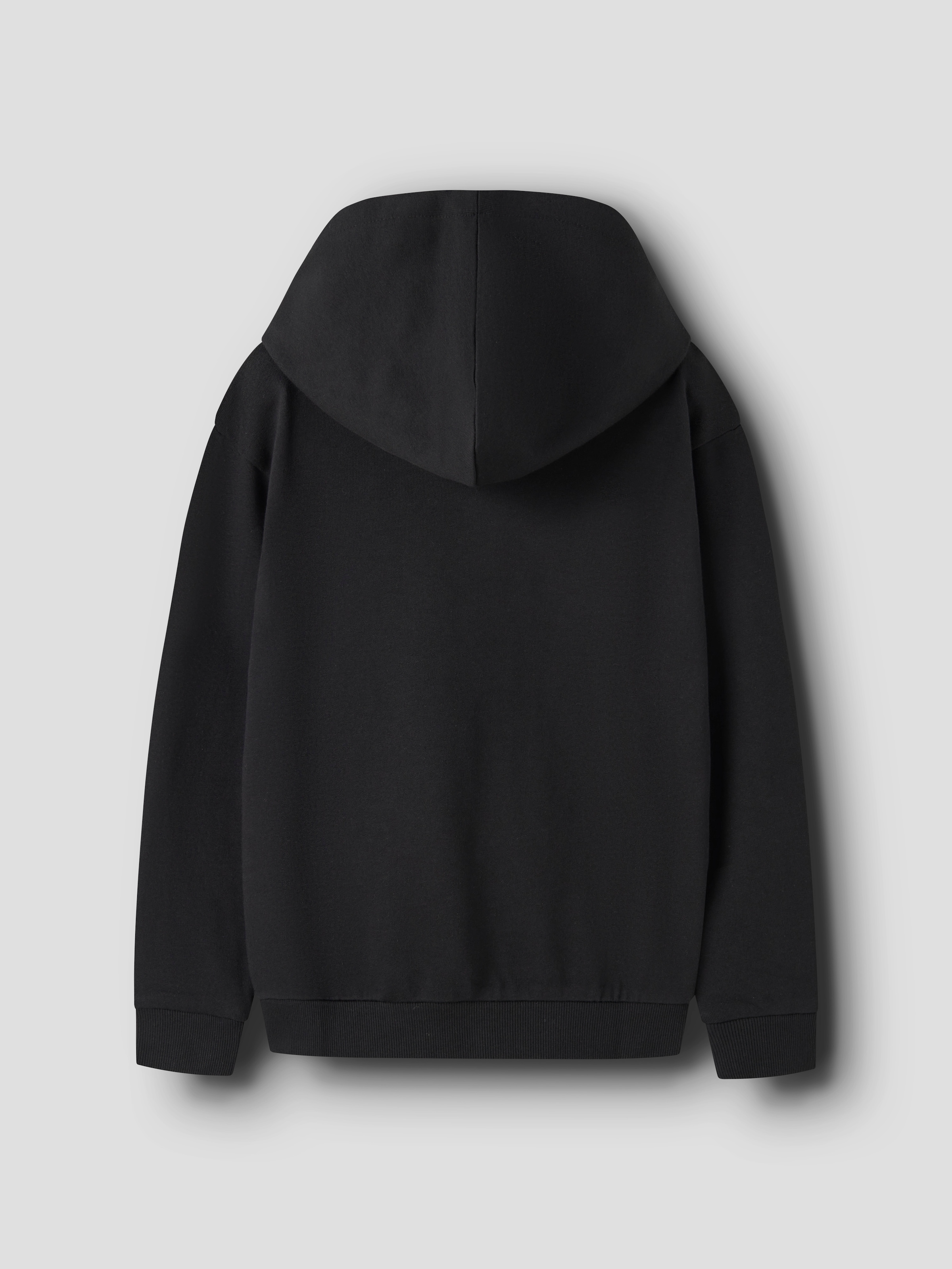 Name It Sweat à capuche »NKMNAVI LS NREG SWEAT WH BRU BOX«, coton, coupe régulière
