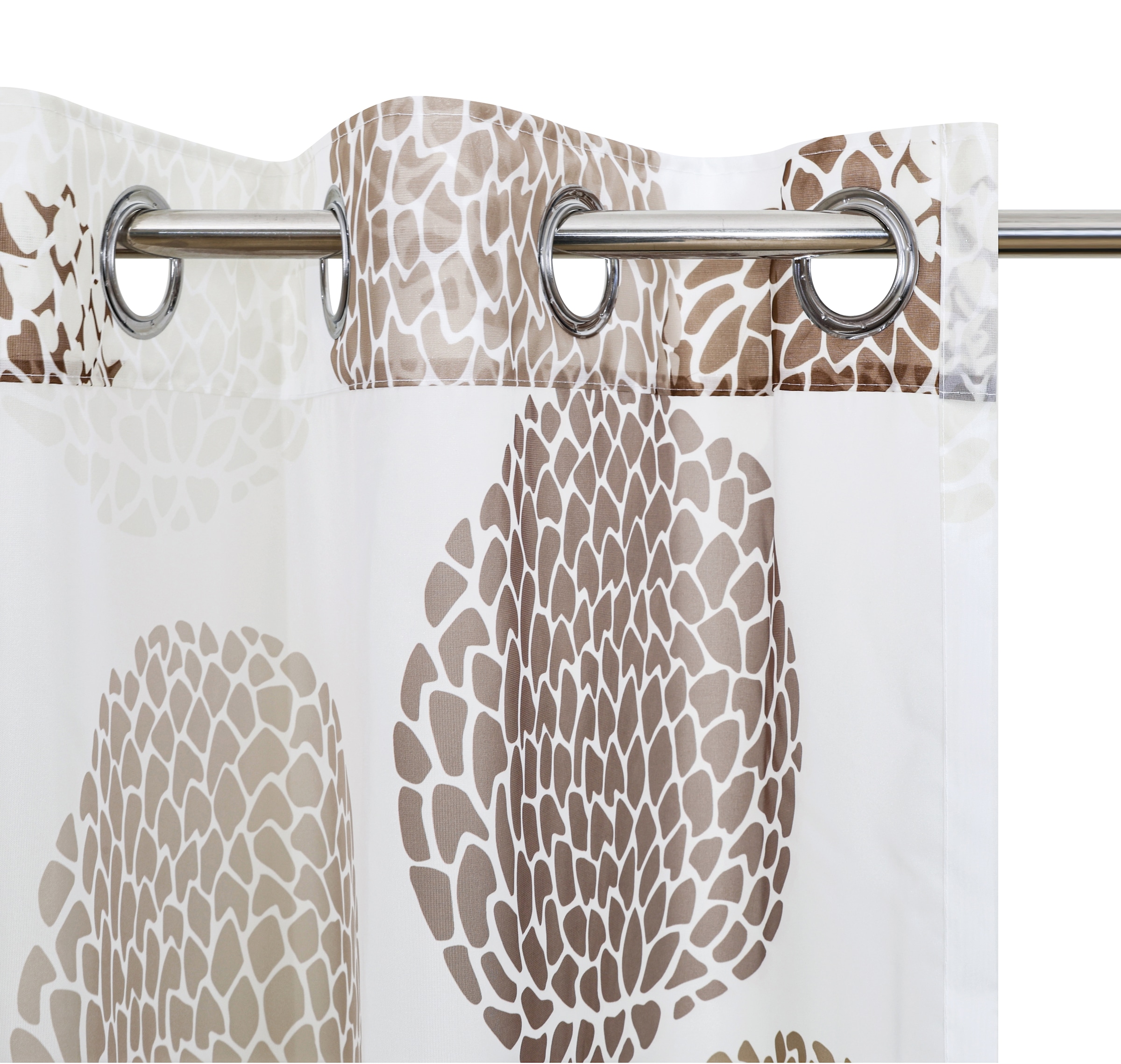 GOODproduct Rideau »BELEM« Œillet 1 cuis tlg. 1 écharpe, polyester, cercles