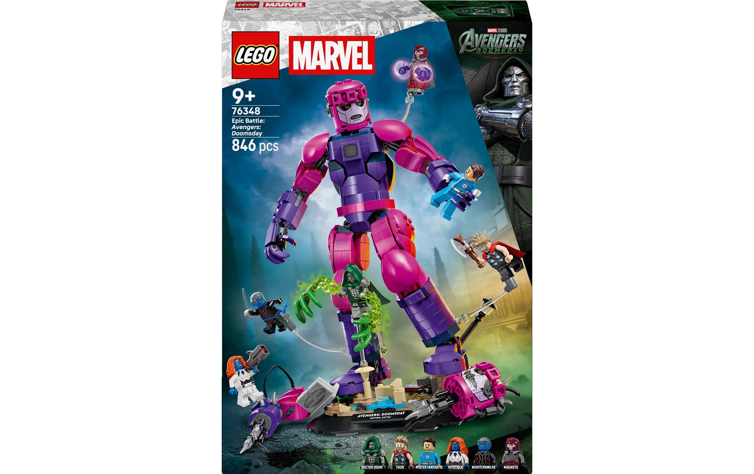 LEGO® Konstruktionsspielsteine »Legendärer Showdown: Avengers: Doomsday Heroes 76348«