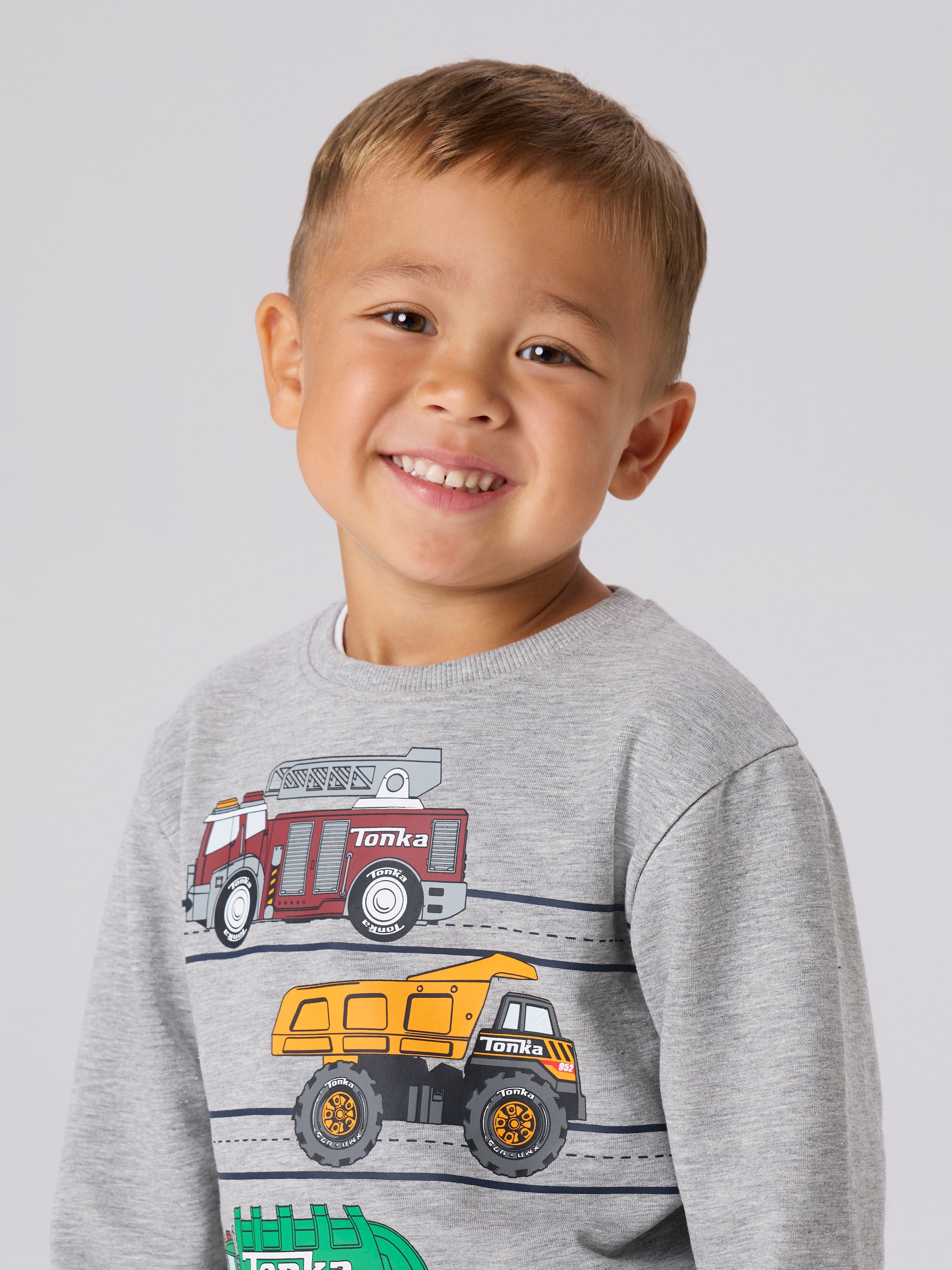 Name It Sweatshirt »NMMJORGE TONKA NREG SWEAT UNB CPLG«, Baumwollmischung, regular fit
