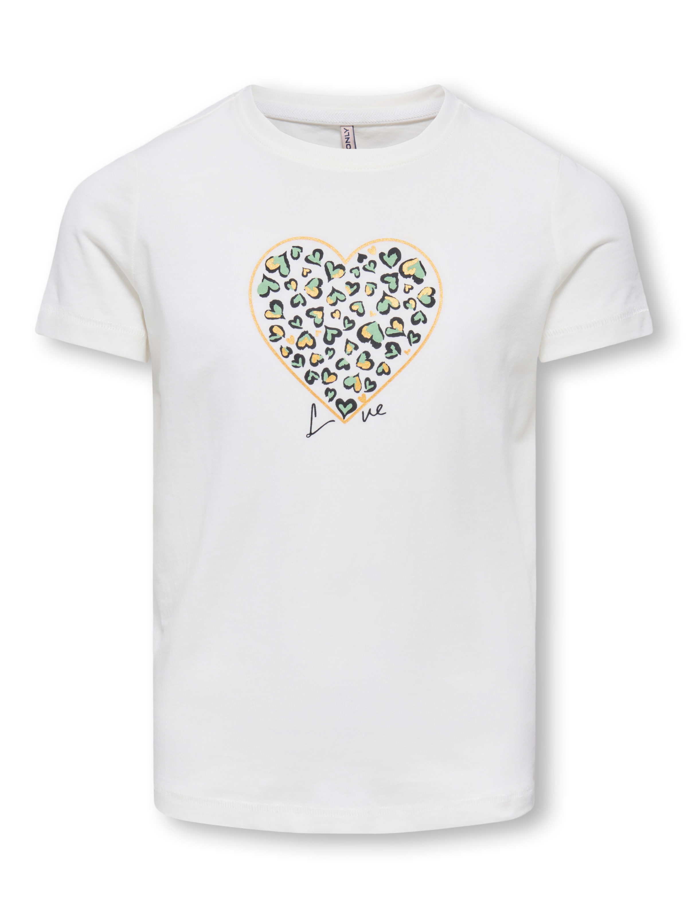 KIDS ONLY T-shirt »KOGLANY-NINA LIFE LOVE S/S TOP FR JRS« avec différents motifs - selon la couleur du body