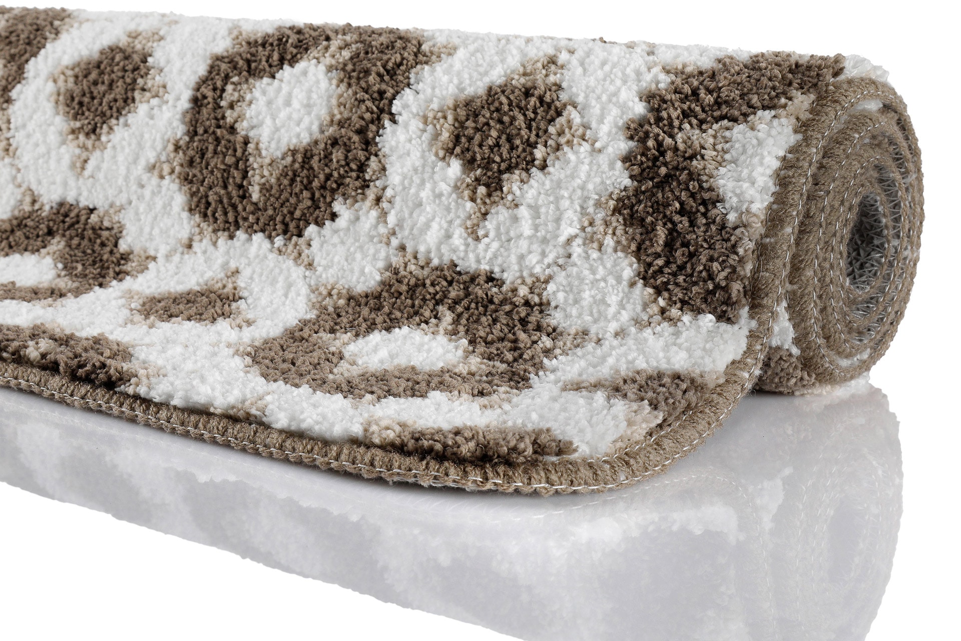 Wecon home Basics Tapis de bain »J&J« Höhe 15 mm waschbar, rutschfest, strapazierfähig, saugfähig, pflegeleicht, weich