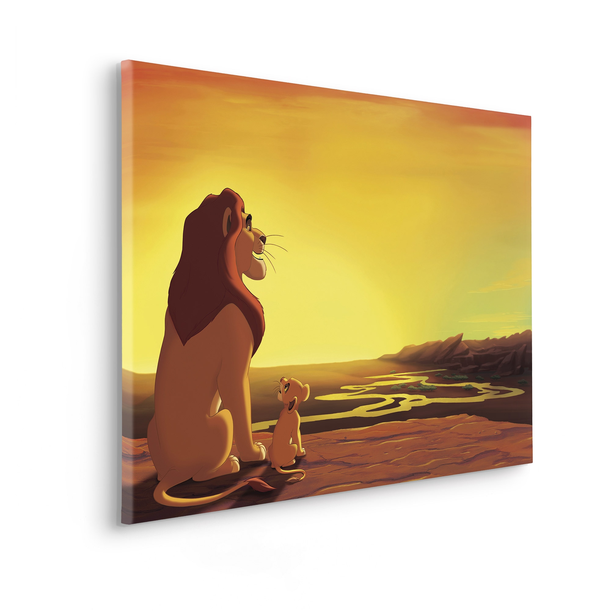 Komar Leinwandbild »Disney The Lion King Your Kingdom« Disney Set, 1 Stk. tlg. 90 x 60 cm (Breite x Höhe) - Kinderzimmer, Dekoration