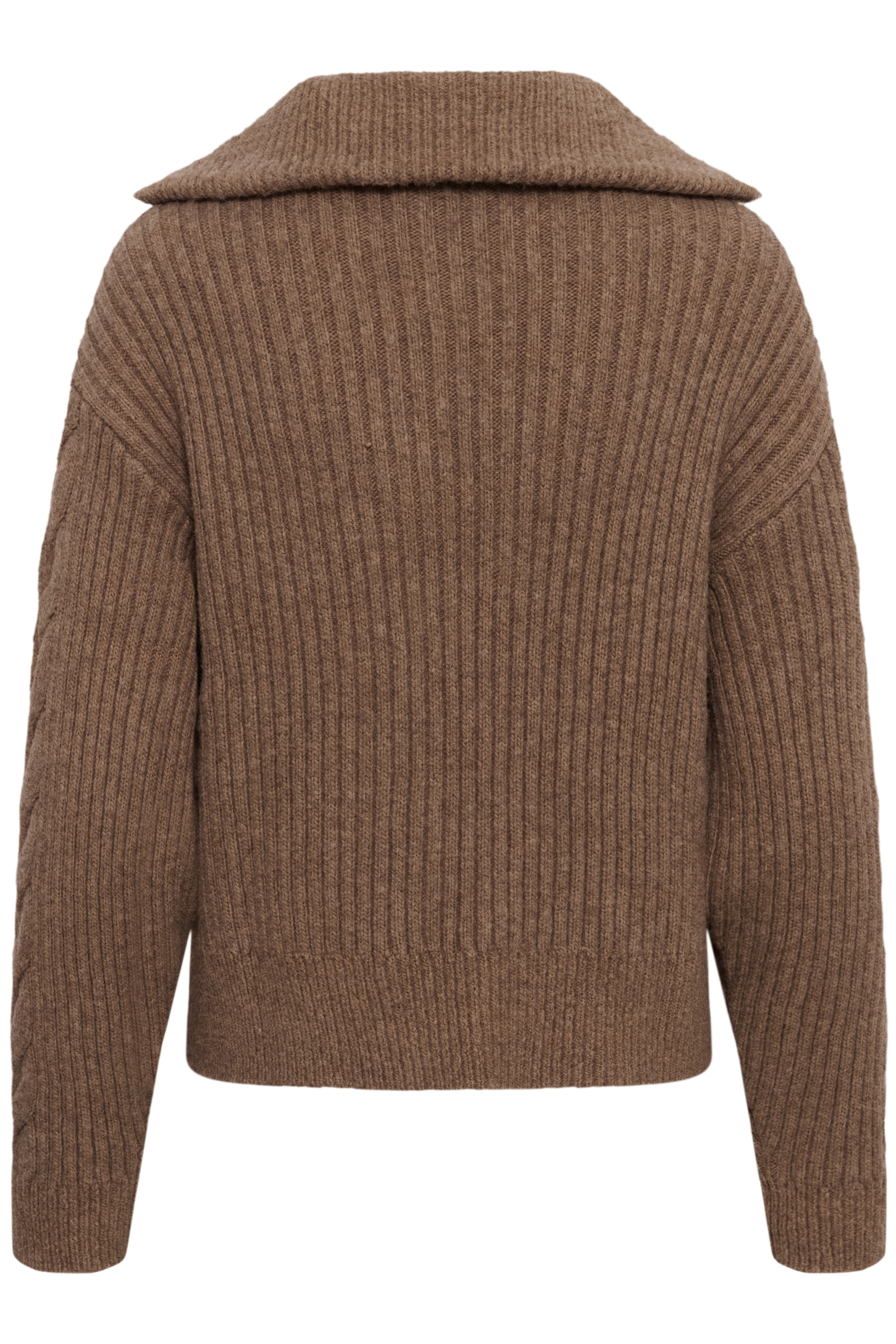 Saint Tropez Troyer »TalmaSZ Pullover« mélange de matériaux, coupe régulière, motif en torsades