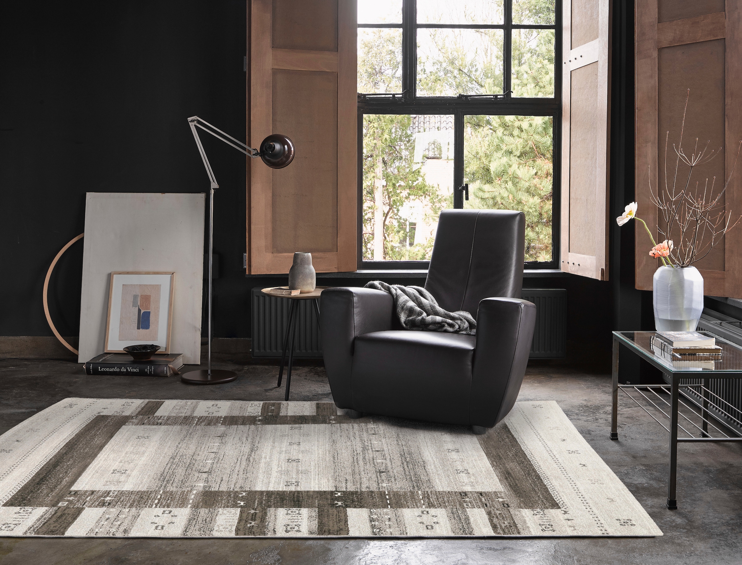 Wecon home Teppich »Igor« rechteckig 10 mm Höhe Kurzflor, Wohnzimmer