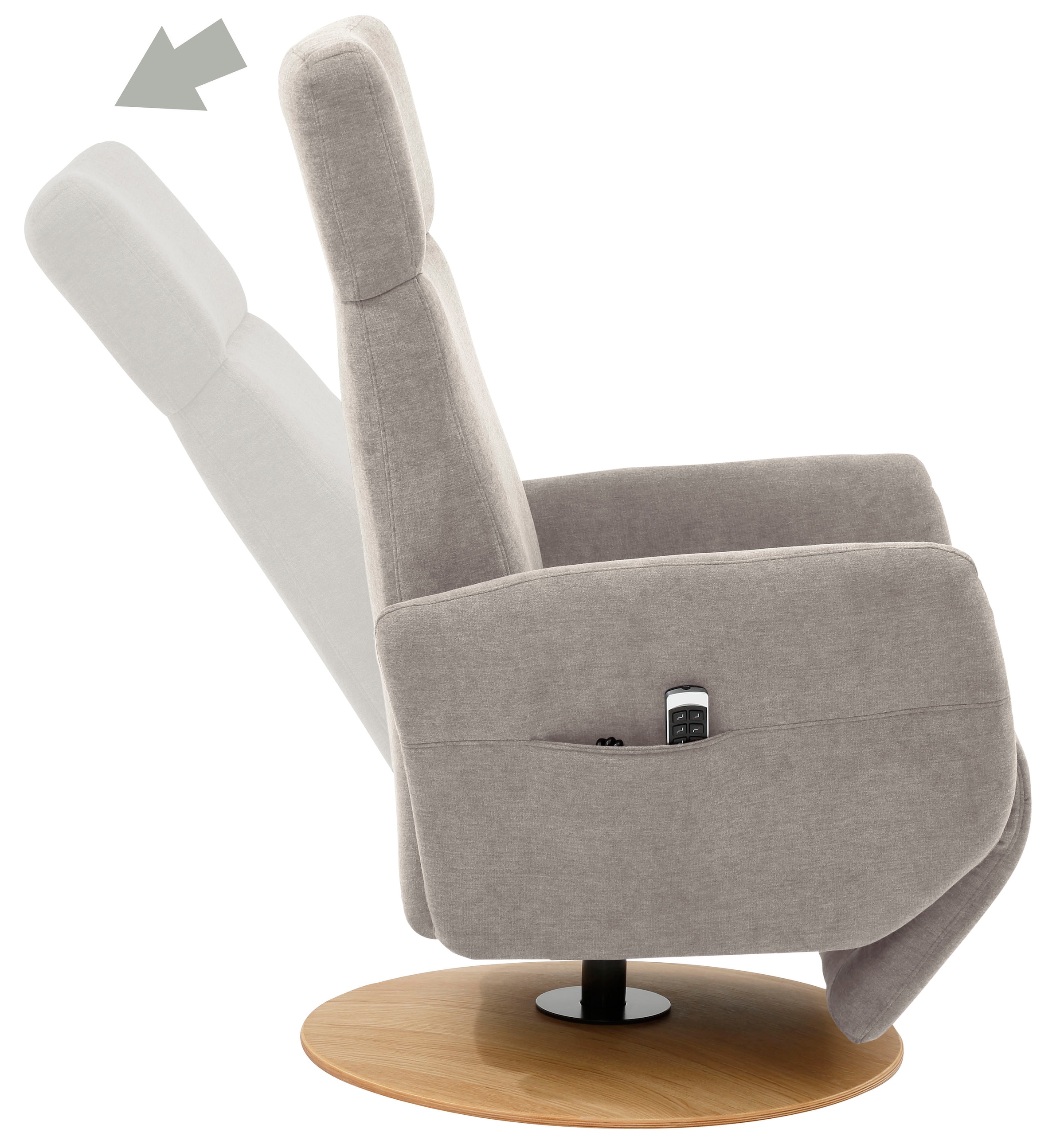 sit&more Fauteuil TV »Kobra« wahlweise mit 2 Motoren, 2 Motoren und Akku oder mit 2 Motoren