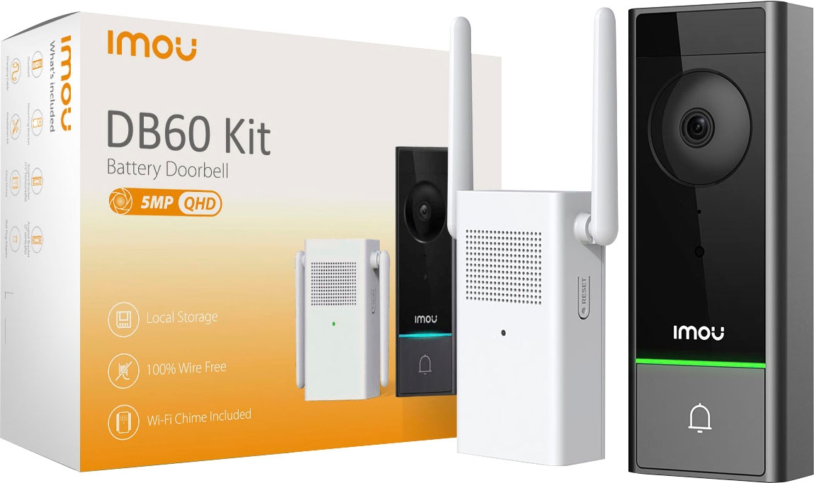 Imou Caméra de surveillance »Smart Kamera-Türklingel DB60 Kit« Espace extérieur