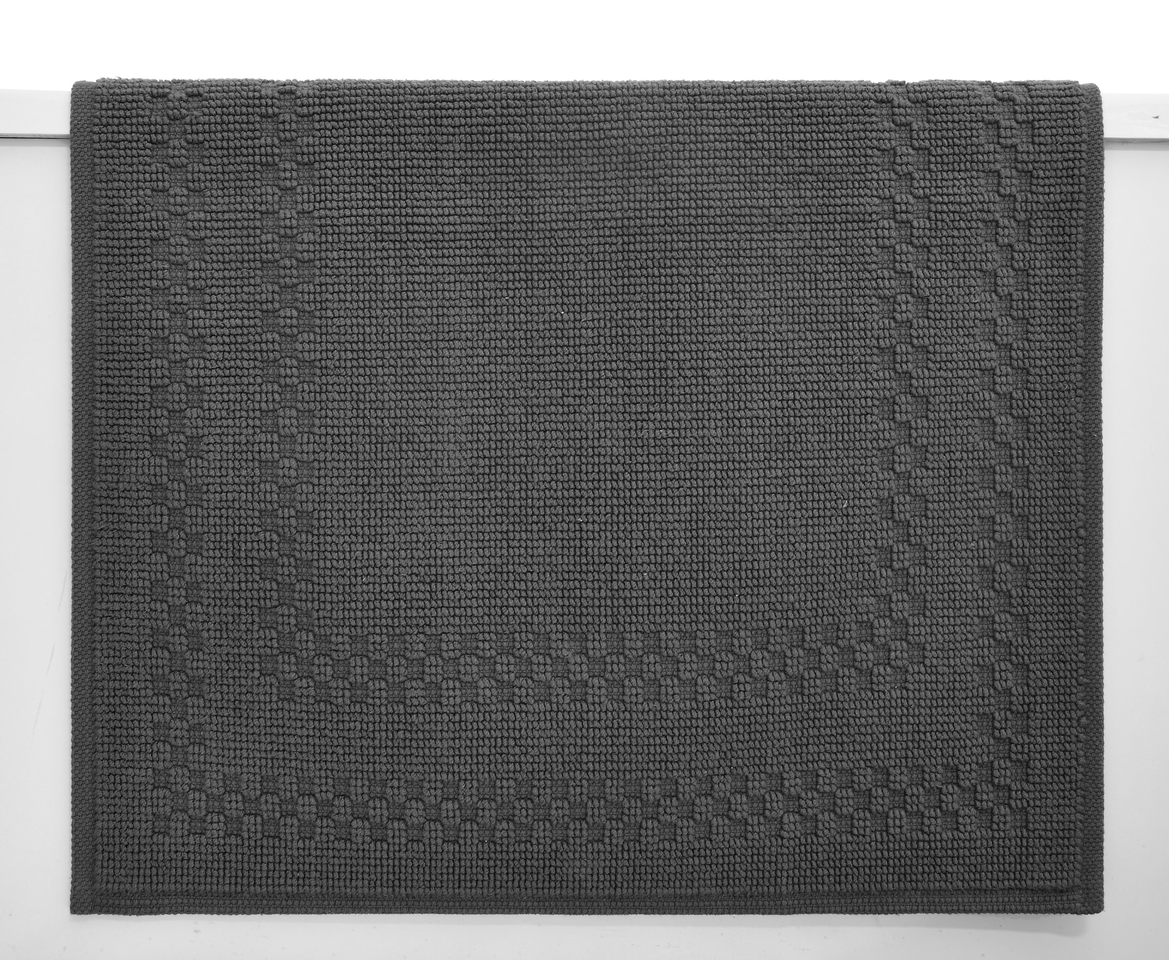 GOODproduct Badematte »Regona, 2 tlg. Hotelmatten-Set, 50x70 cm« Höhe 5 mm rutschhemmend beschichtet schnell trocknend 2-teiliges Set, einfarbig, Badematten Set, 100% Baumwolle