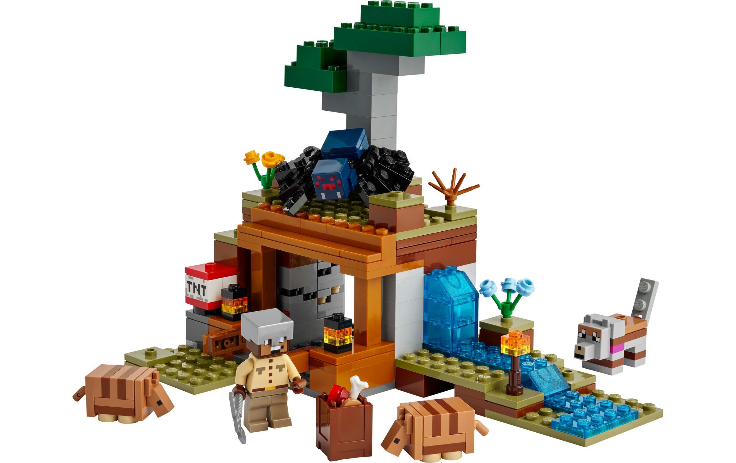 LEGO® Spielbausteine »Minecraft Die Expedition zur Gürteltiermine 21269«